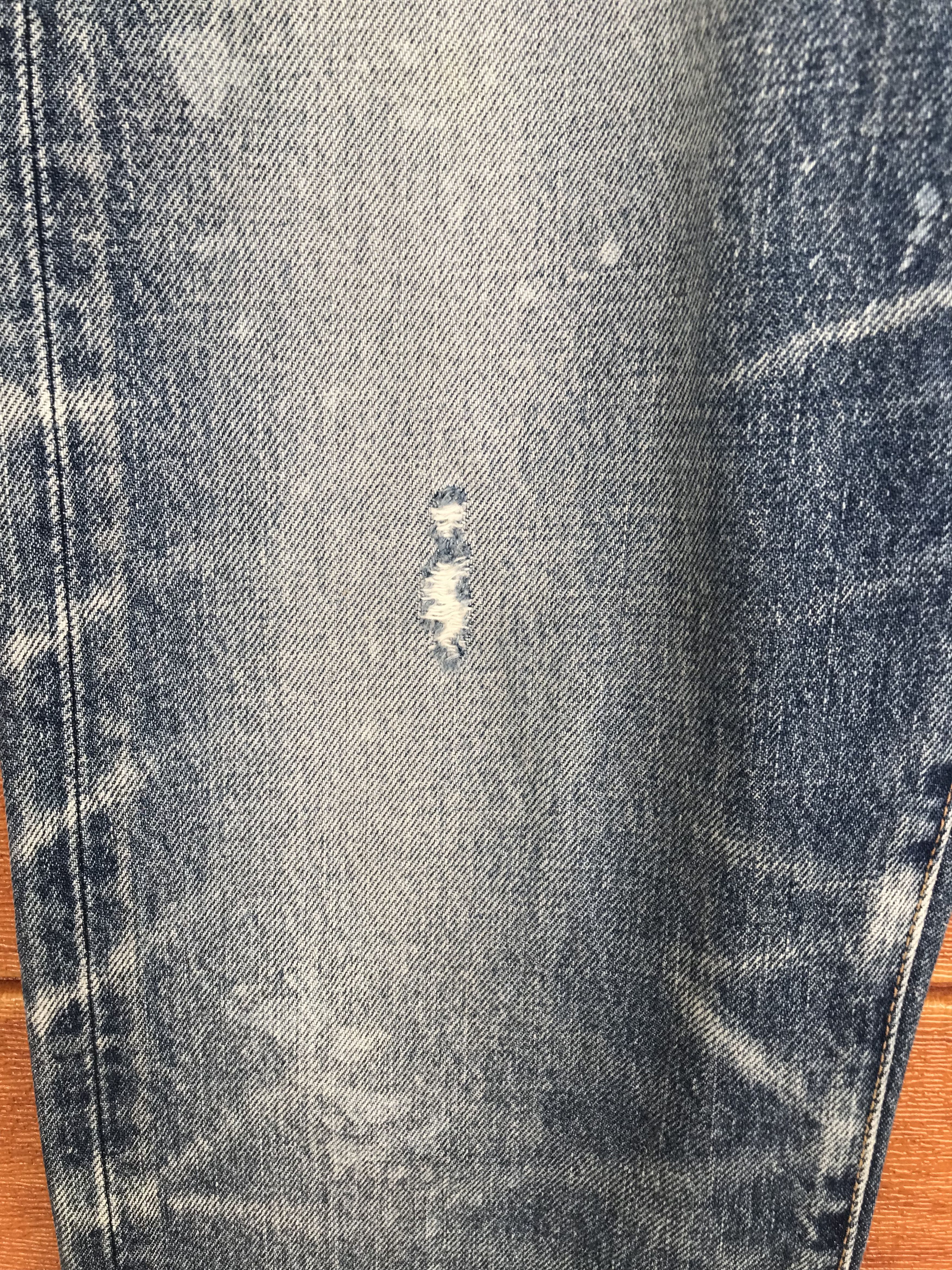 Comme des Garcons × Undercover Vintage RNA Inc Japan Faded Distressed Denim Jeans Size US 32 / EU 48 - 7 Thumbnail