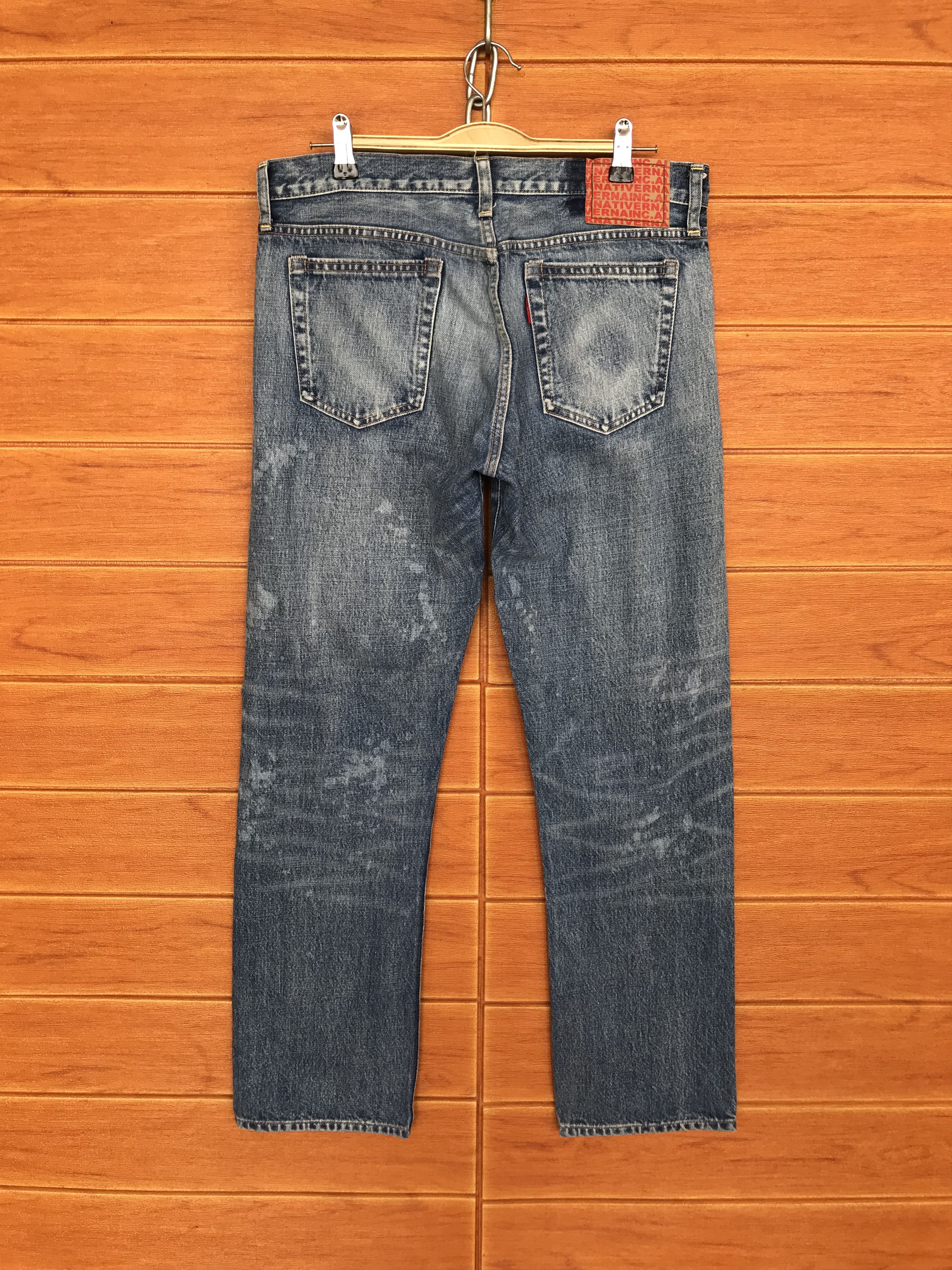 Comme des Garcons × Undercover Vintage RNA Inc Japan Faded Distressed Denim Jeans Size US 32 / EU 48 - 14 Thumbnail