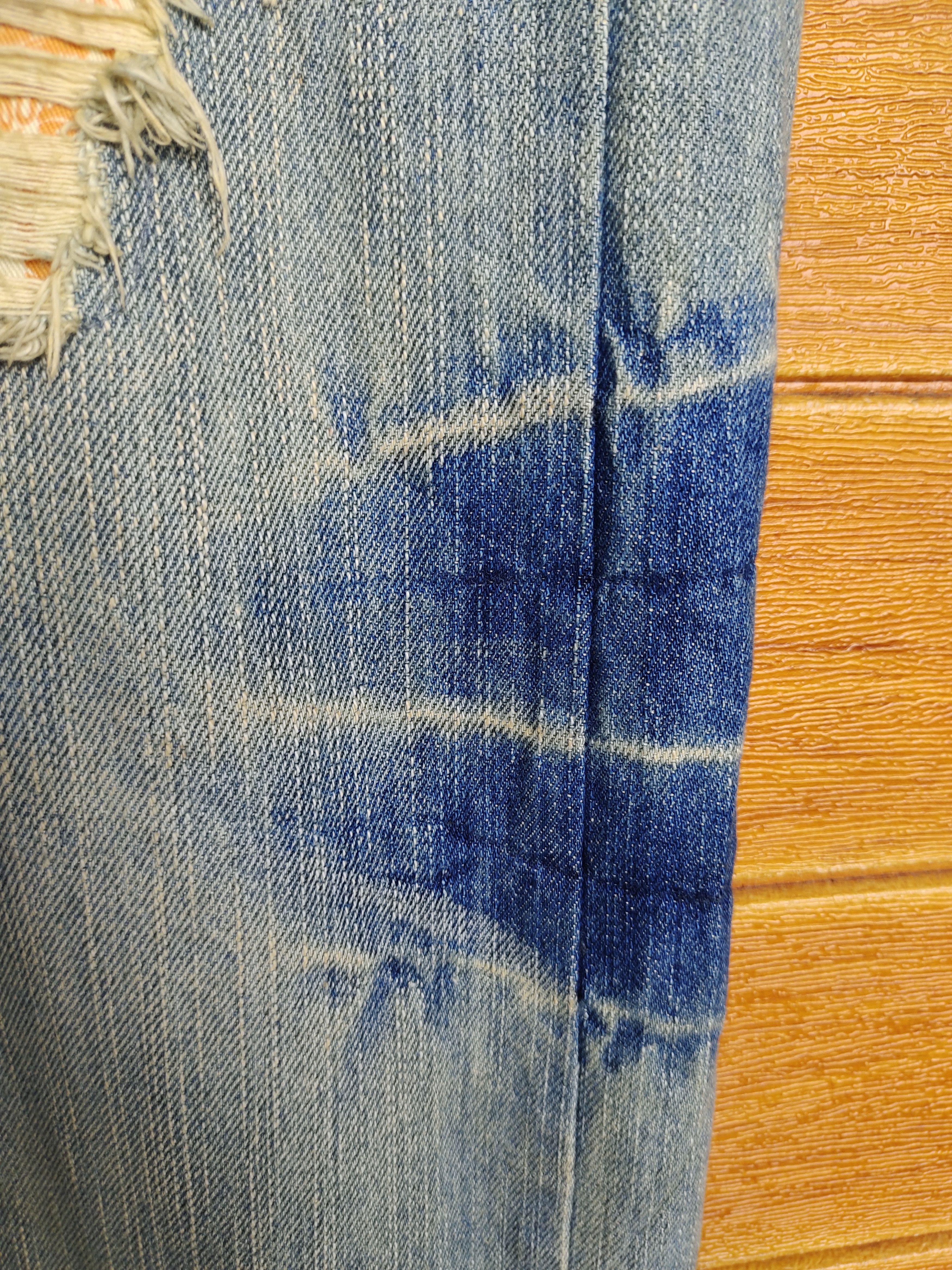 If Six Was Nine GOTCHA SURF Patches Distressed Denim Jeans Size US 33 - 17 Thumbnail