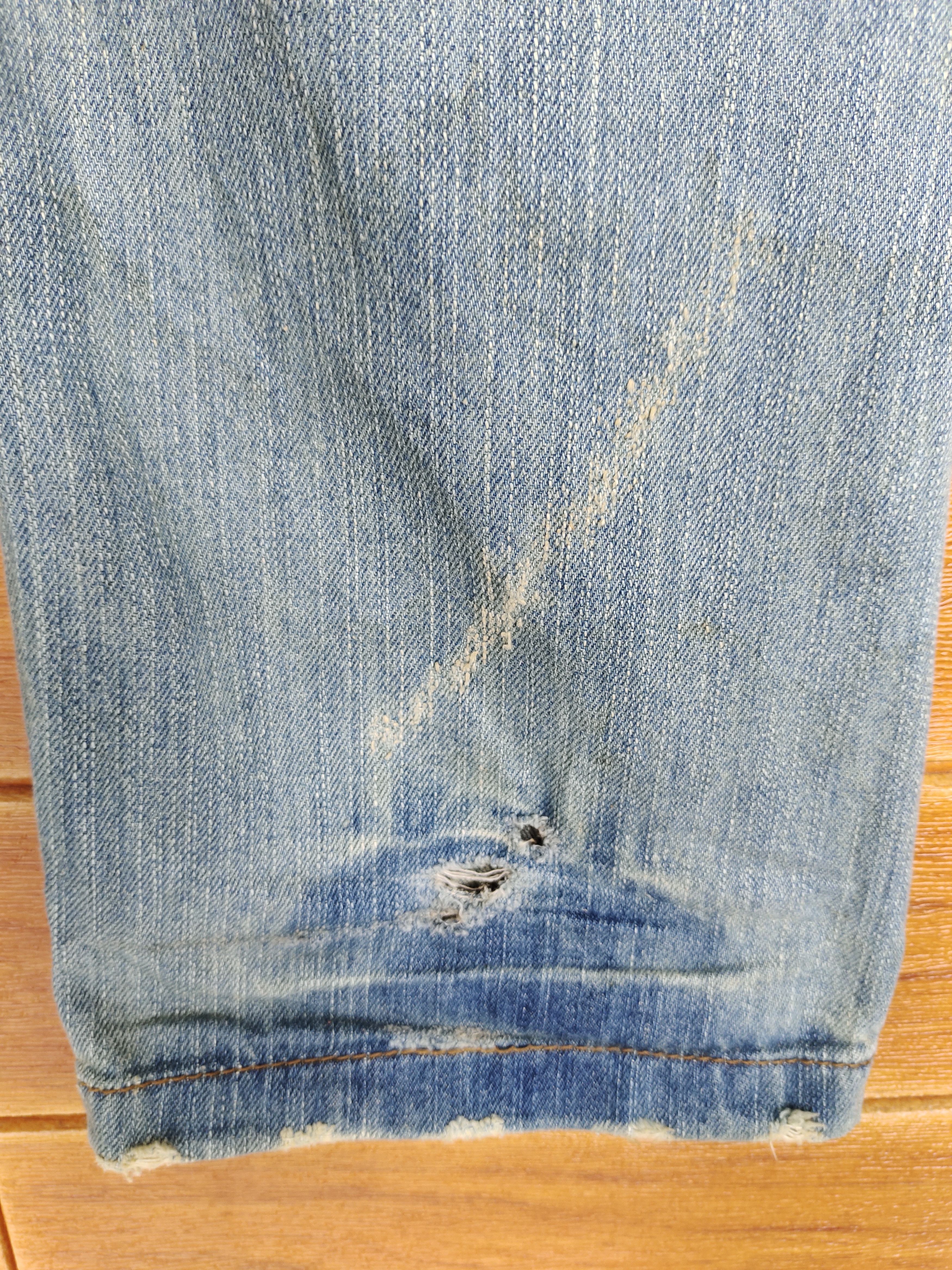 If Six Was Nine GOTCHA SURF Patches Distressed Denim Jeans Size US 33 - 9 Thumbnail