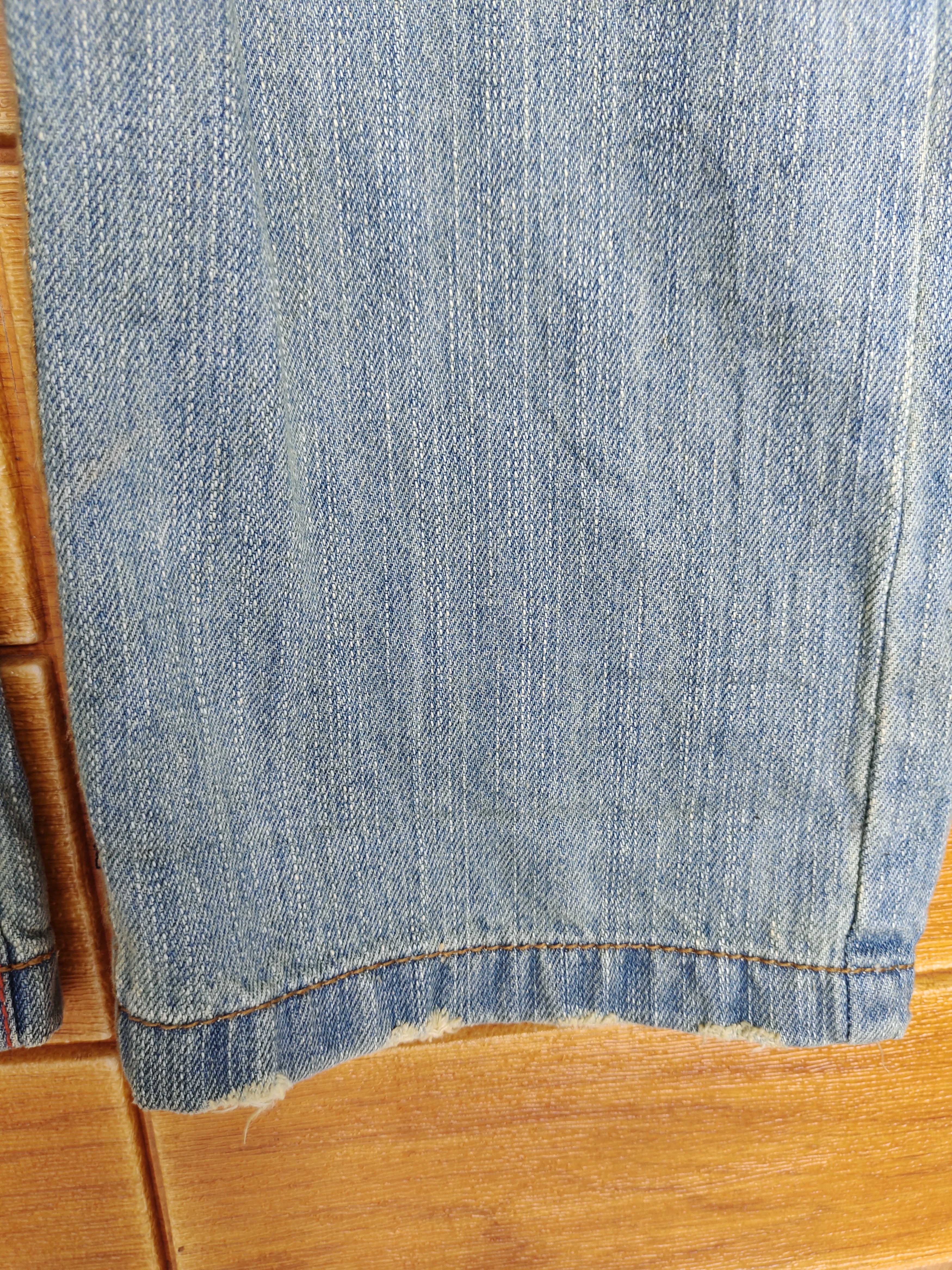 If Six Was Nine GOTCHA SURF Patches Distressed Denim Jeans Size US 33 - 19 Thumbnail