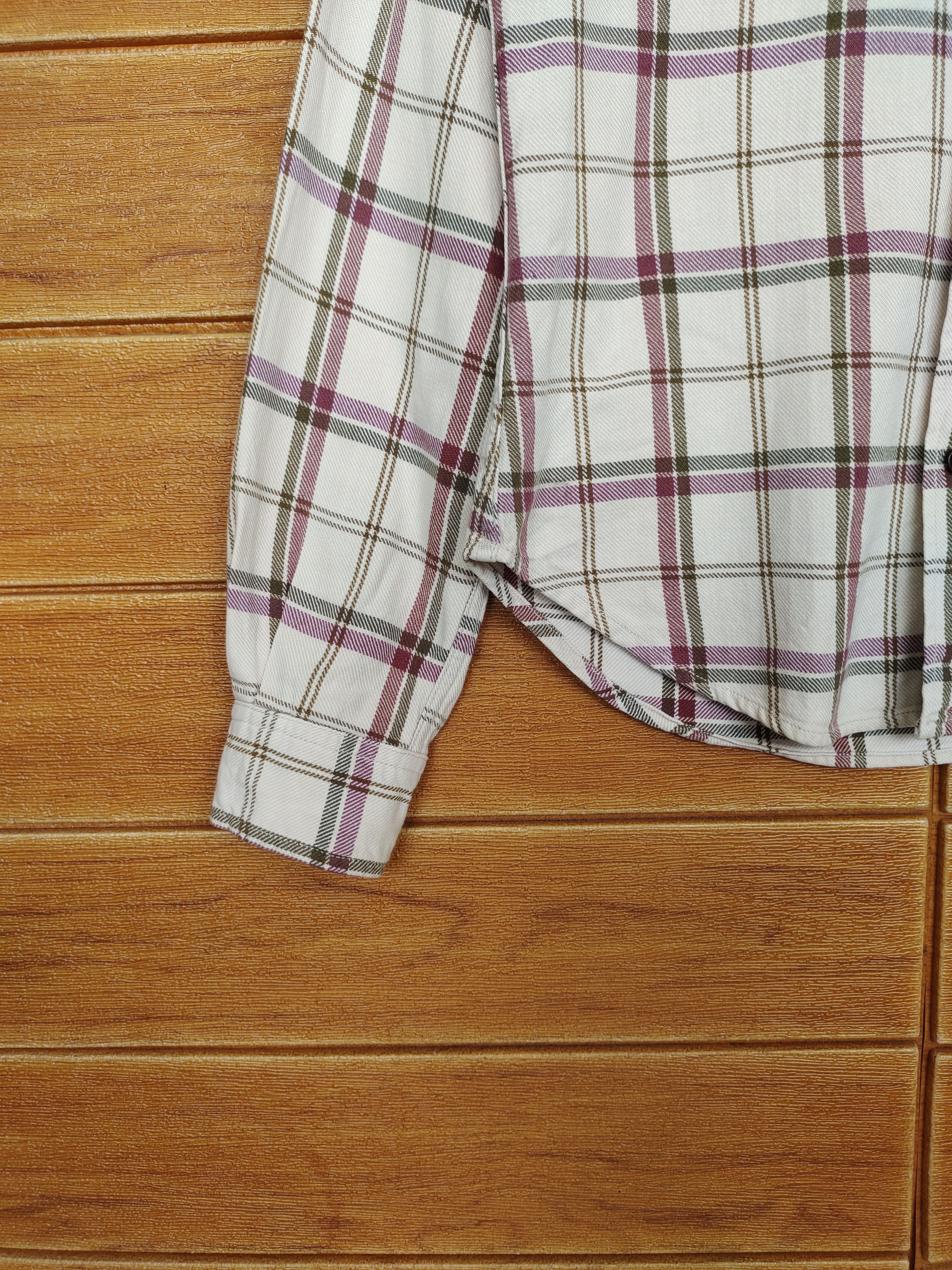 Hysteric Glamour Vintage HYSTERIC GLAMOUR Japan Checkered Plaid Flannel Shirt Size M / US 6-8 / IT 42-44 - 6 Thumbnail