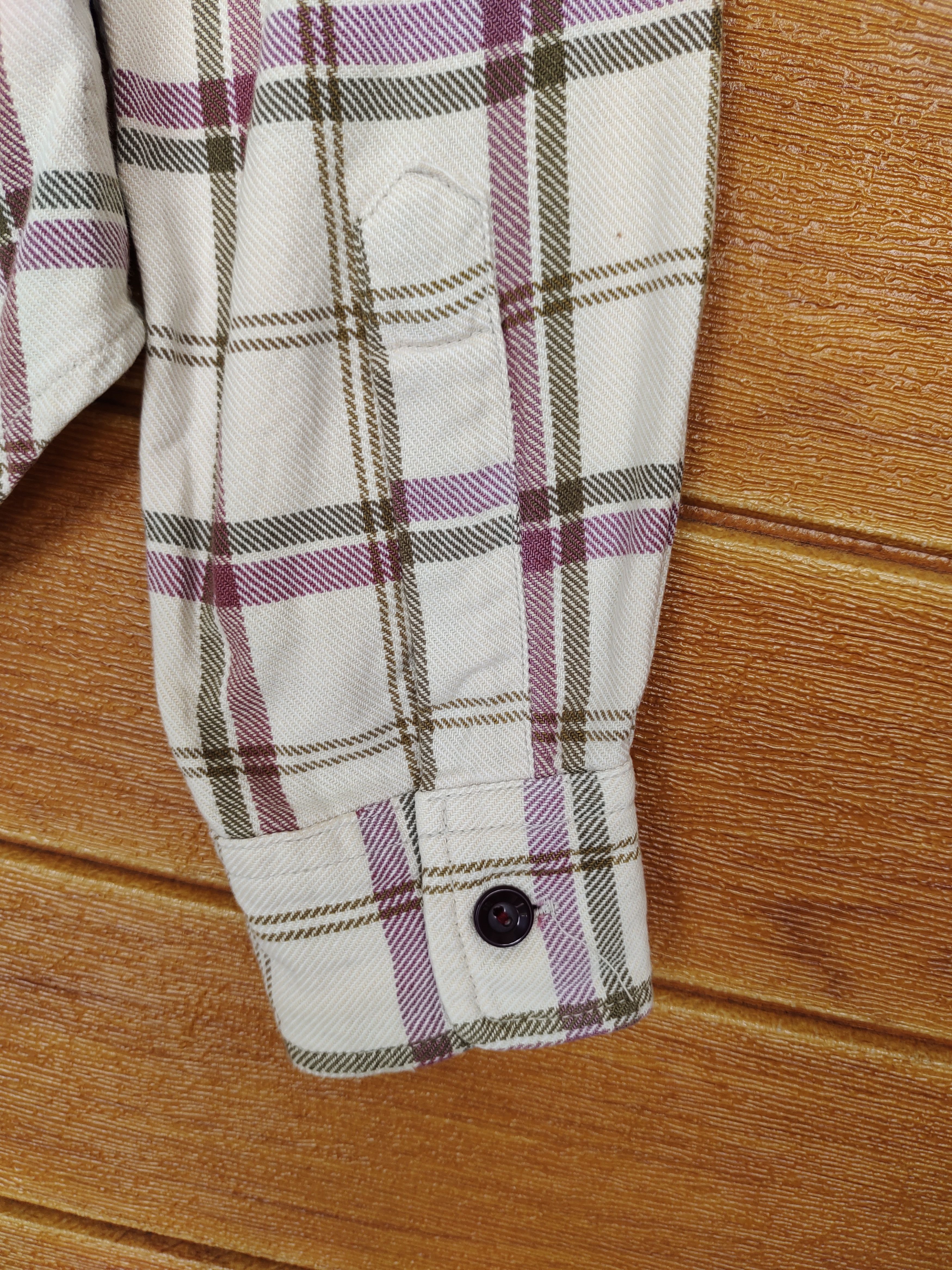 Hysteric Glamour Vintage HYSTERIC GLAMOUR Japan Checkered Plaid Flannel Shirt Size M / US 6-8 / IT 42-44 - 8 Thumbnail