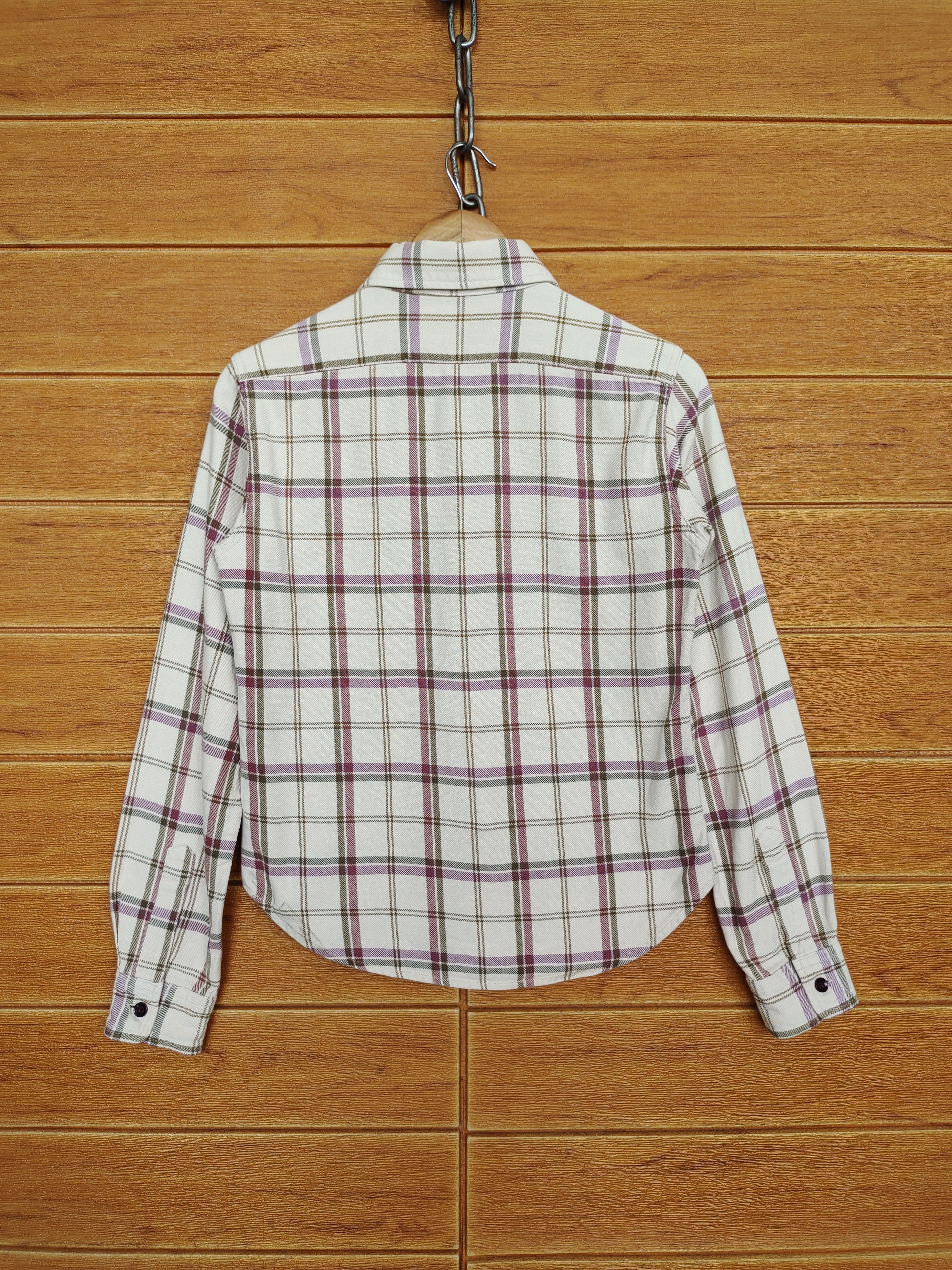 Hysteric Glamour Vintage HYSTERIC GLAMOUR Japan Checkered Plaid Flannel Shirt Size M / US 6-8 / IT 42-44 - 7 Thumbnail