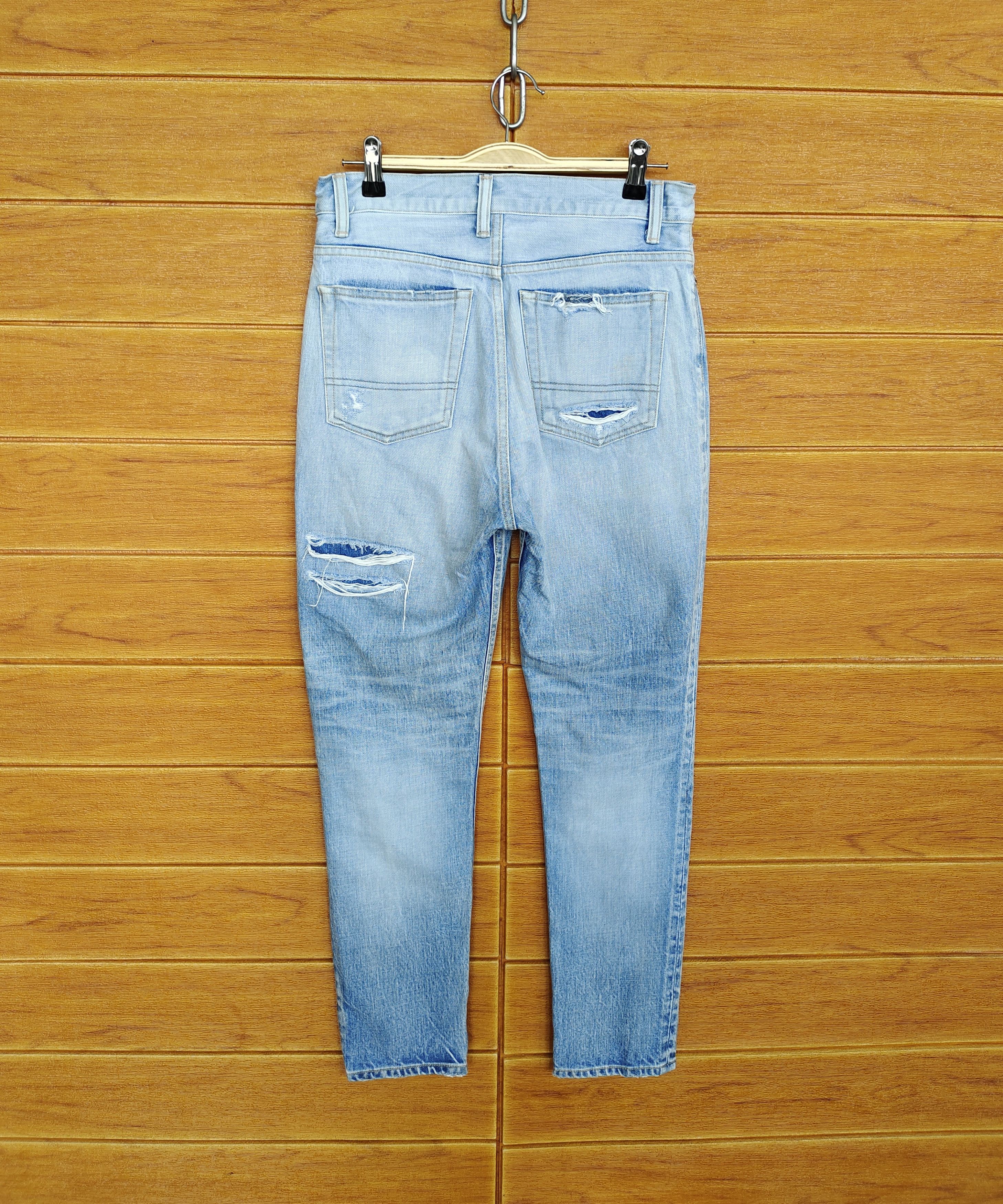 Tomorrowland TOMORROWLAND X MACPHEE Distressed Denim Pants Size US 29 - 14 Thumbnail
