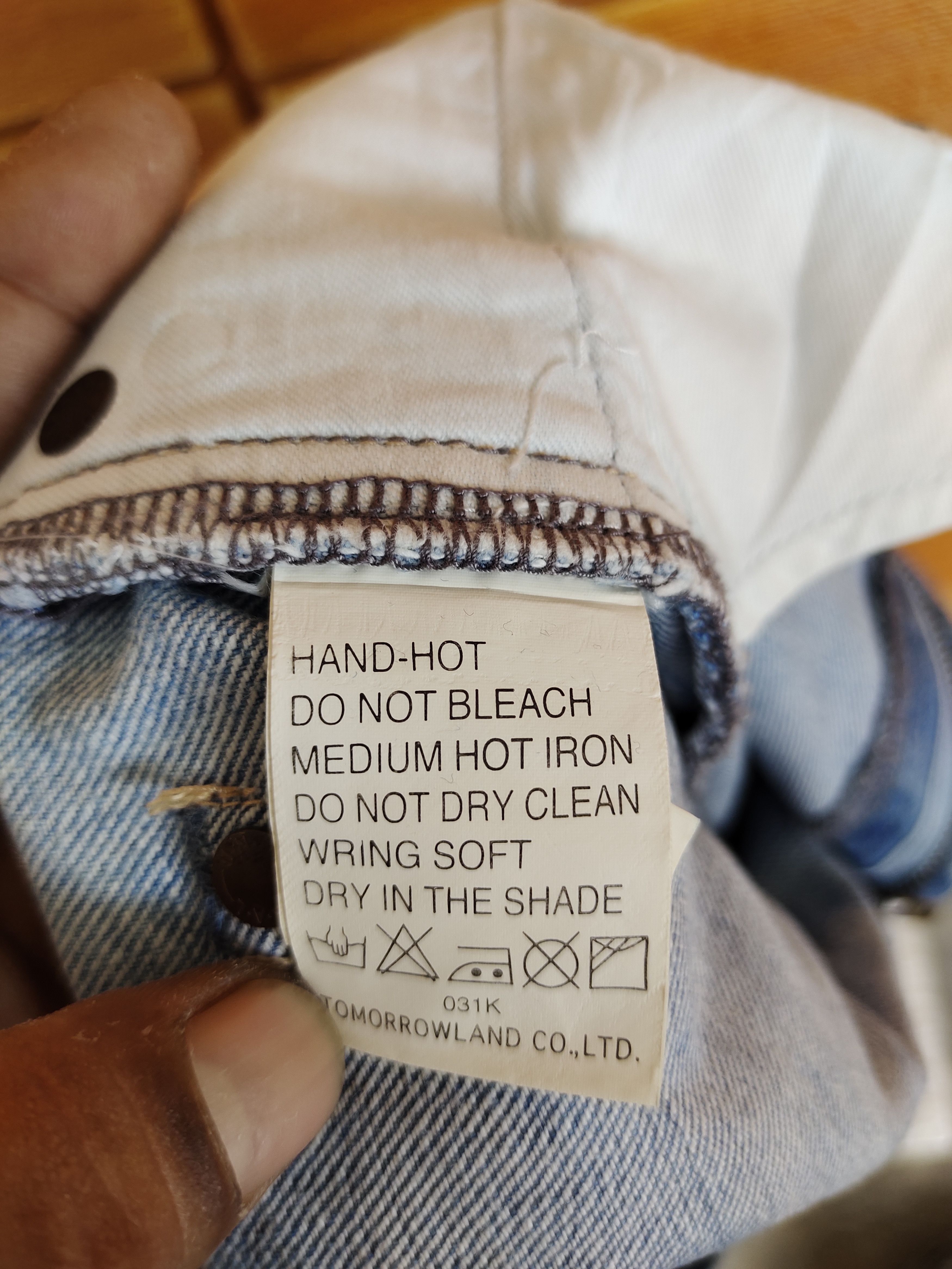 Tomorrowland TOMORROWLAND X MACPHEE Distressed Denim Pants Size US 29 - 23 Thumbnail