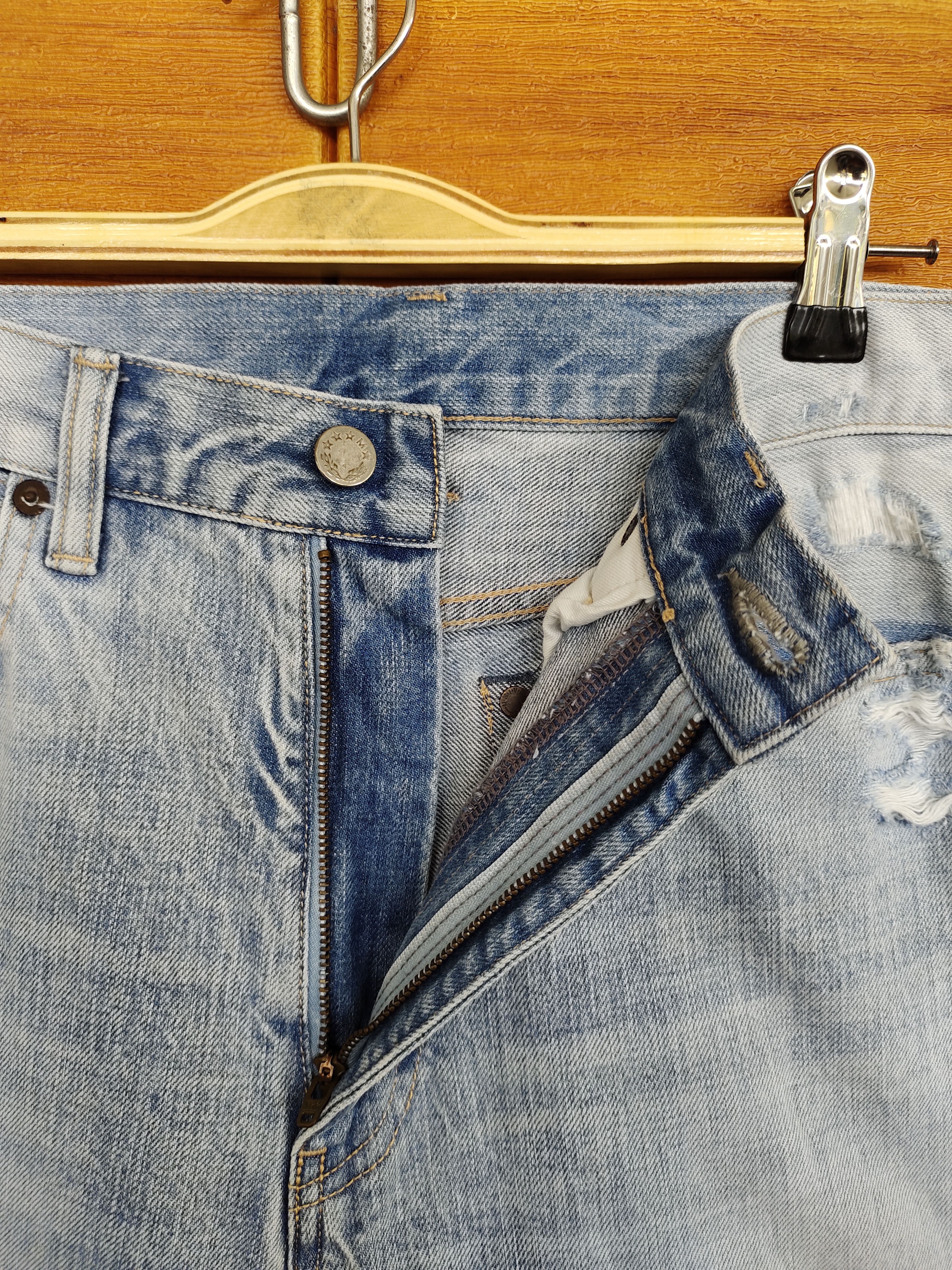 Tomorrowland TOMORROWLAND X MACPHEE Distressed Denim Pants Size US 29 - 20 Thumbnail