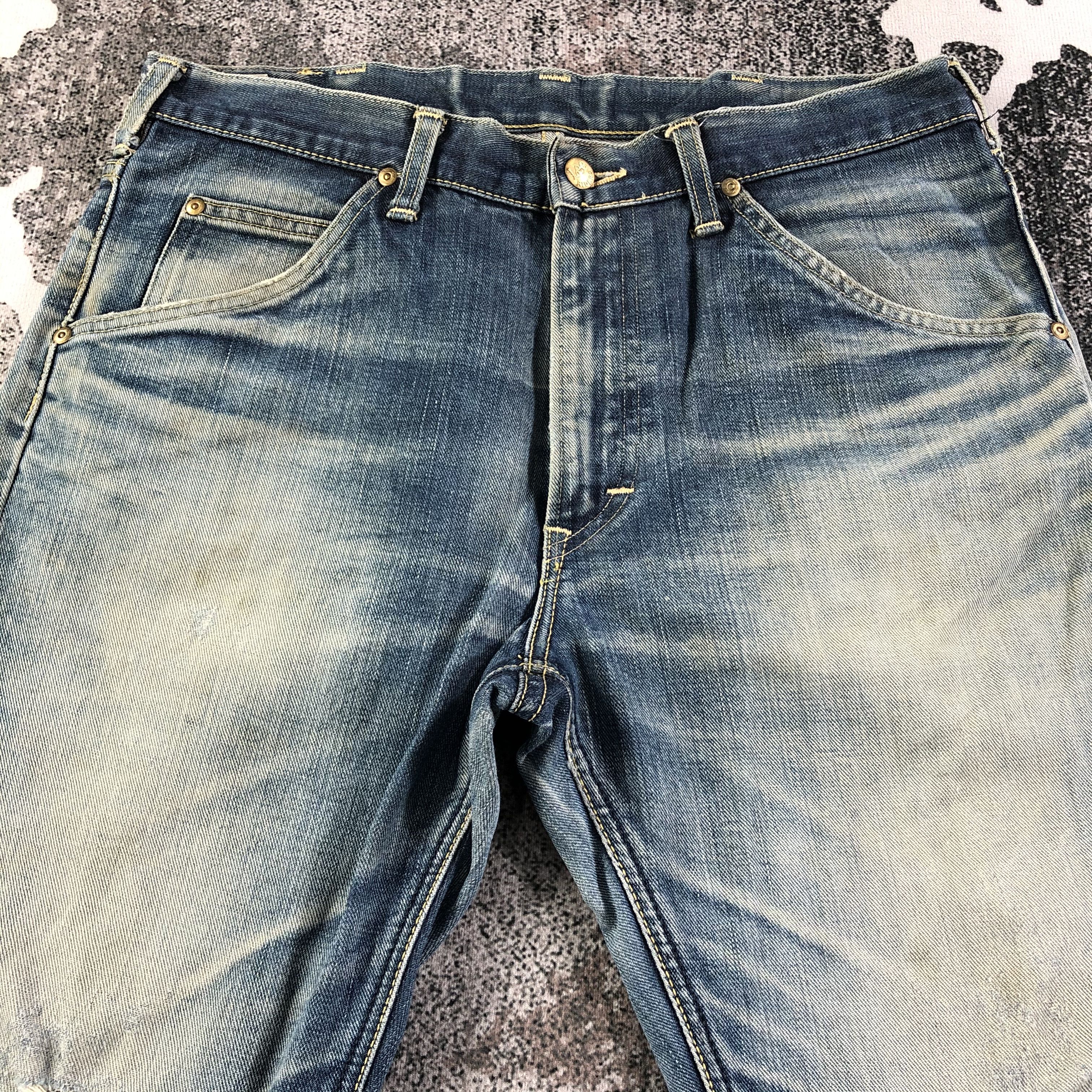 Japanese Brand × Lee Lee Riders Jeans Faded Blue Flare Denim KJ1899 Size US 34 / EU 50 - 3 Thumbnail