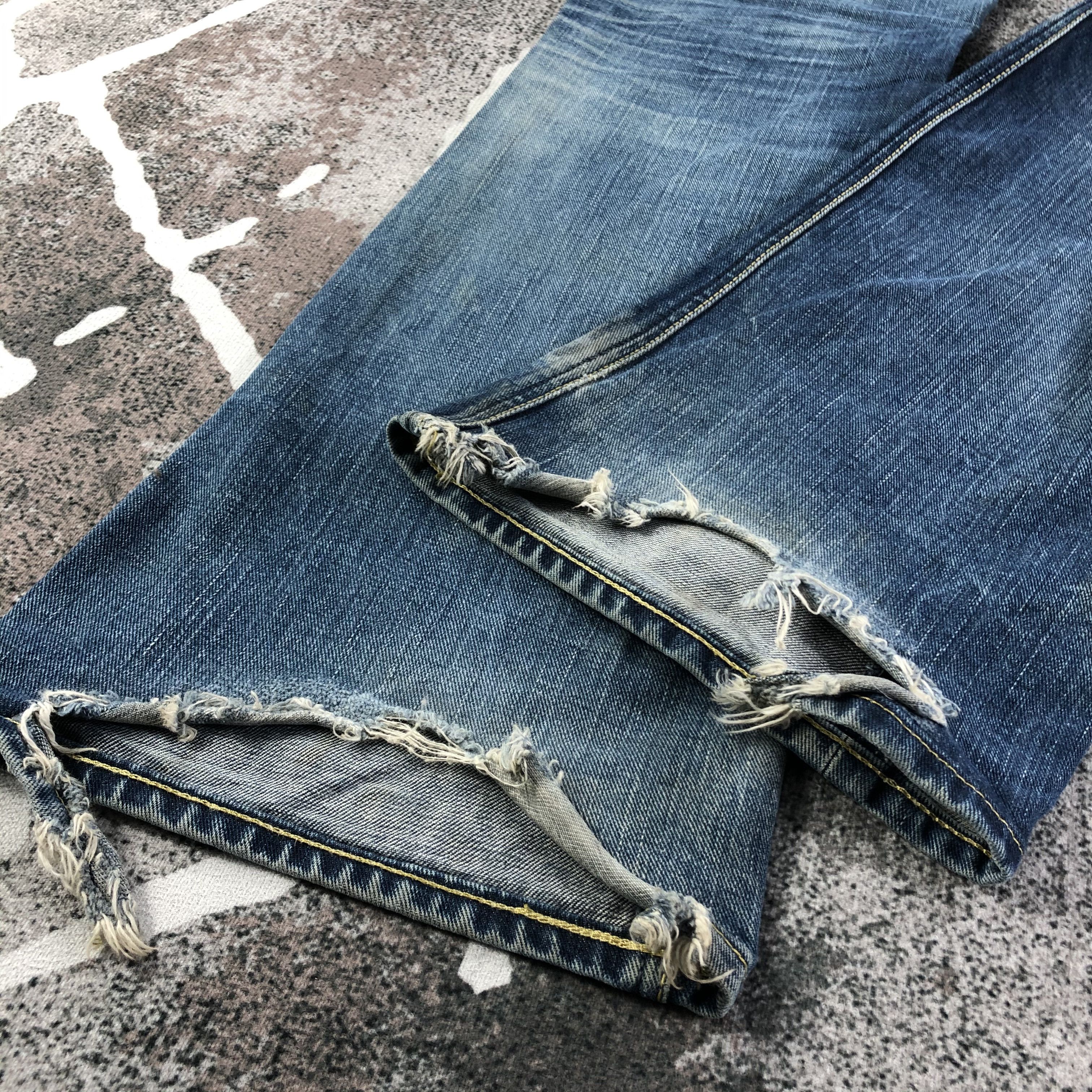 Japanese Brand × Lee Lee Riders Jeans Faded Blue Flare Denim KJ1899 Size US 34 / EU 50 - 4 Thumbnail