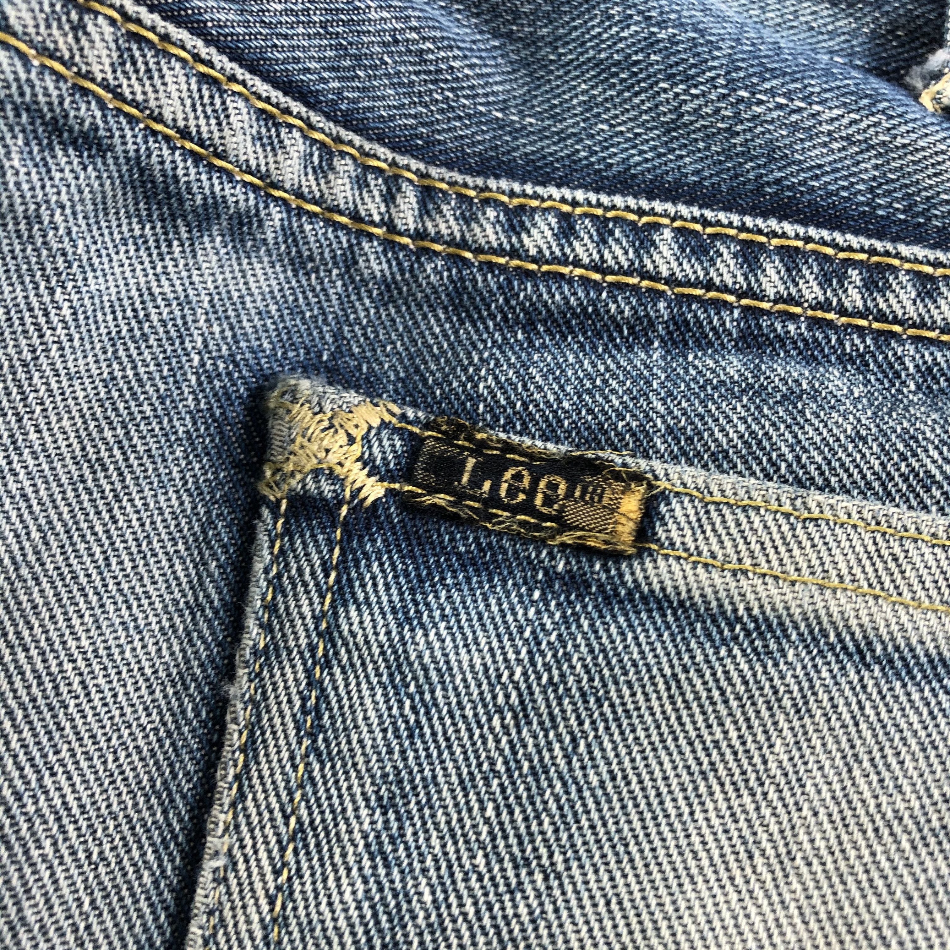 Japanese Brand × Lee Lee Riders Jeans Faded Blue Flare Denim KJ1899 Size US 34 / EU 50 - 7 Thumbnail