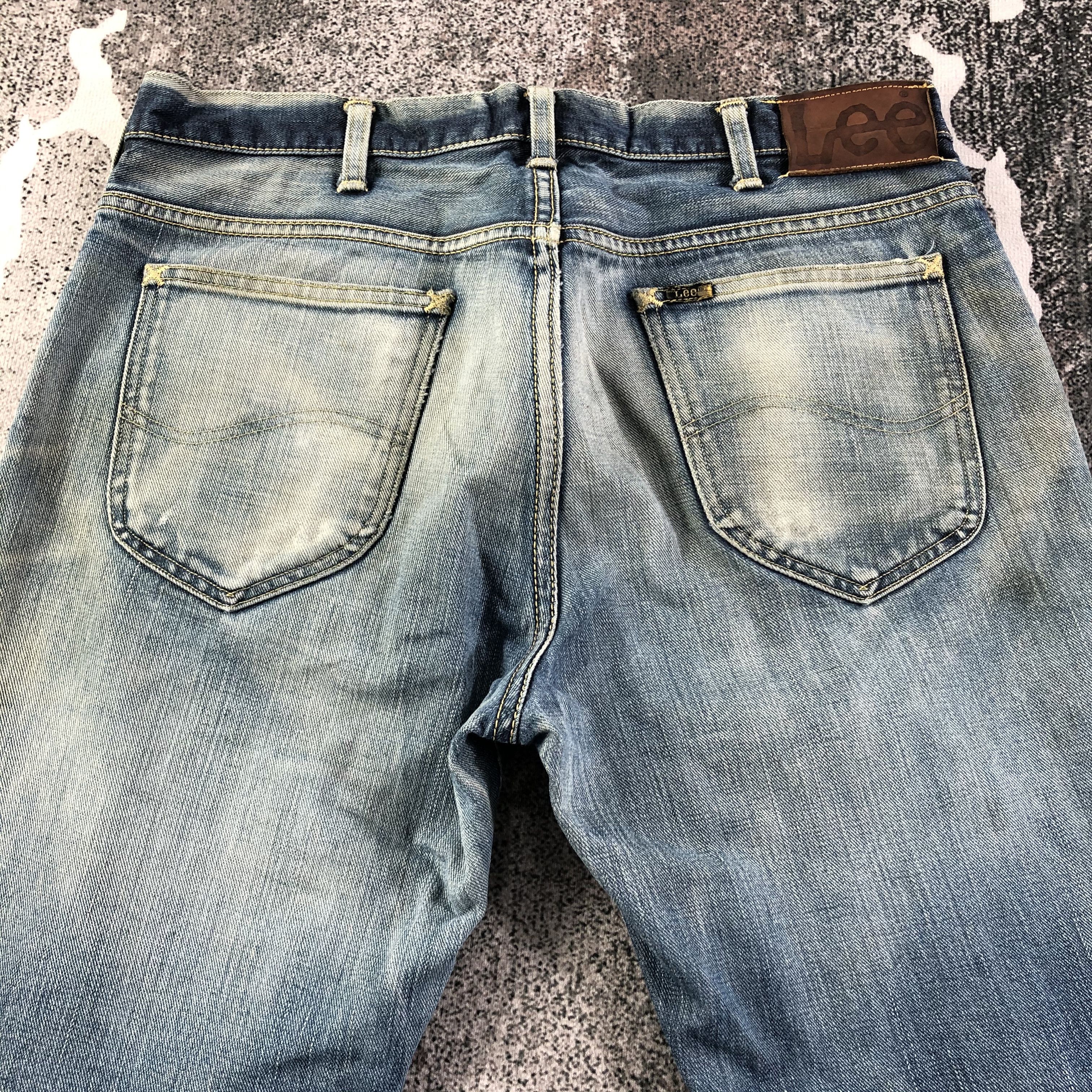 Japanese Brand × Lee Lee Riders Jeans Faded Blue Flare Denim KJ1899 Size US 34 / EU 50 - 5 Thumbnail