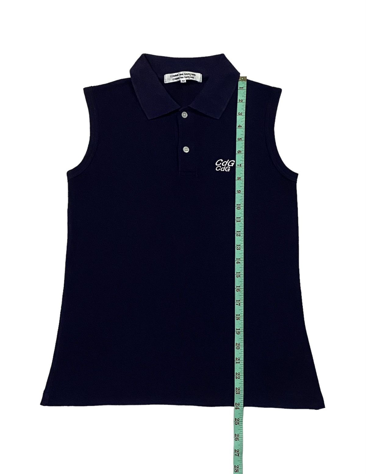 Comme des Garcons Comme Des Garçons Sleevess Heritage Polo Shirt Size M / US 6-8 / IT 42-44 - 5 Thumbnail