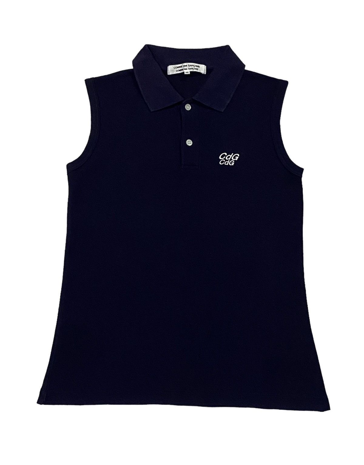 Comme des Garcons Comme Des Garçons Sleevess Heritage Polo Shirt Size M / US 6-8 / IT 42-44 - 2 Thumbnail