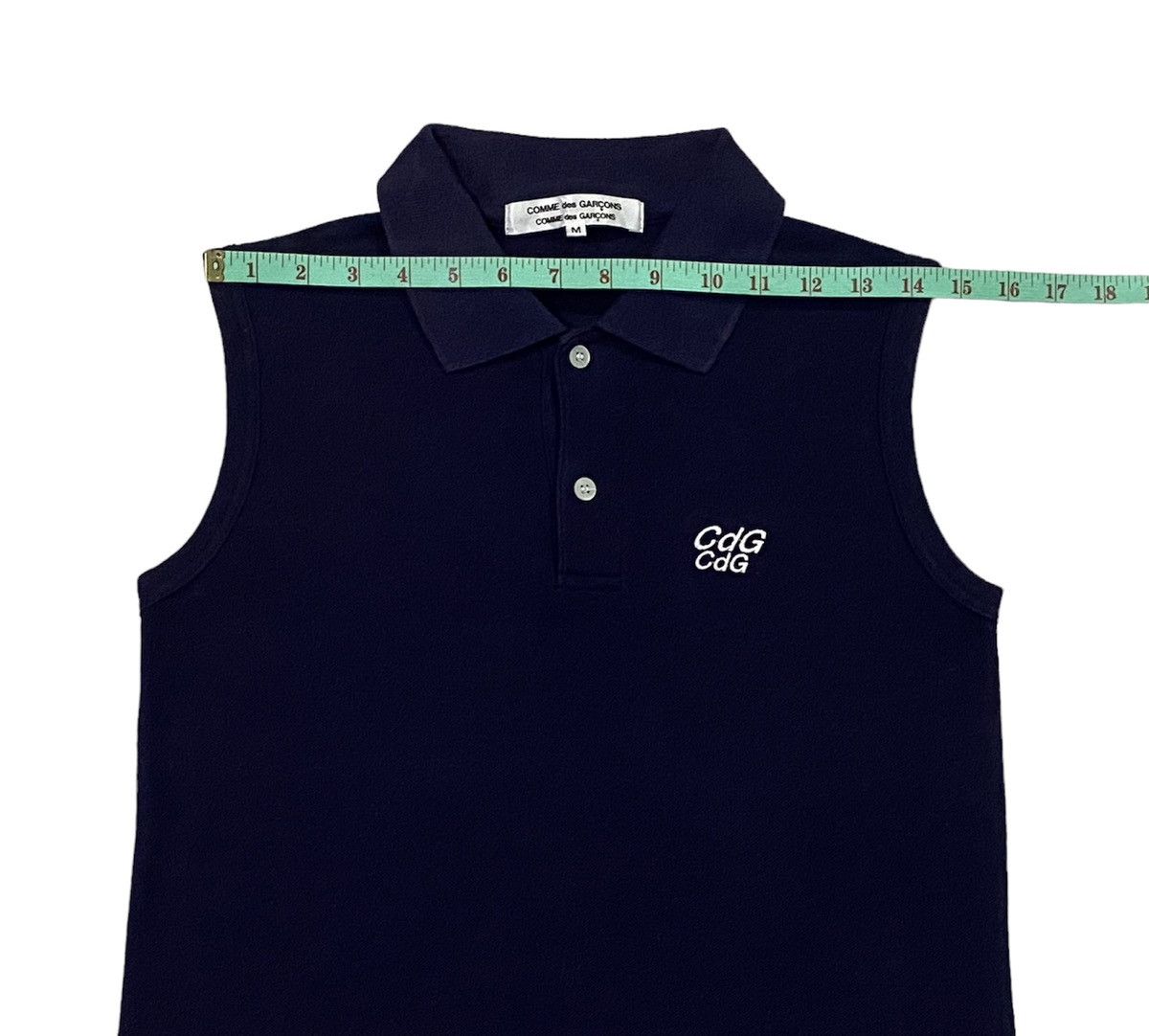 Comme des Garcons Comme Des Garçons Sleevess Heritage Polo Shirt Size M / US 6-8 / IT 42-44 - 6 Thumbnail