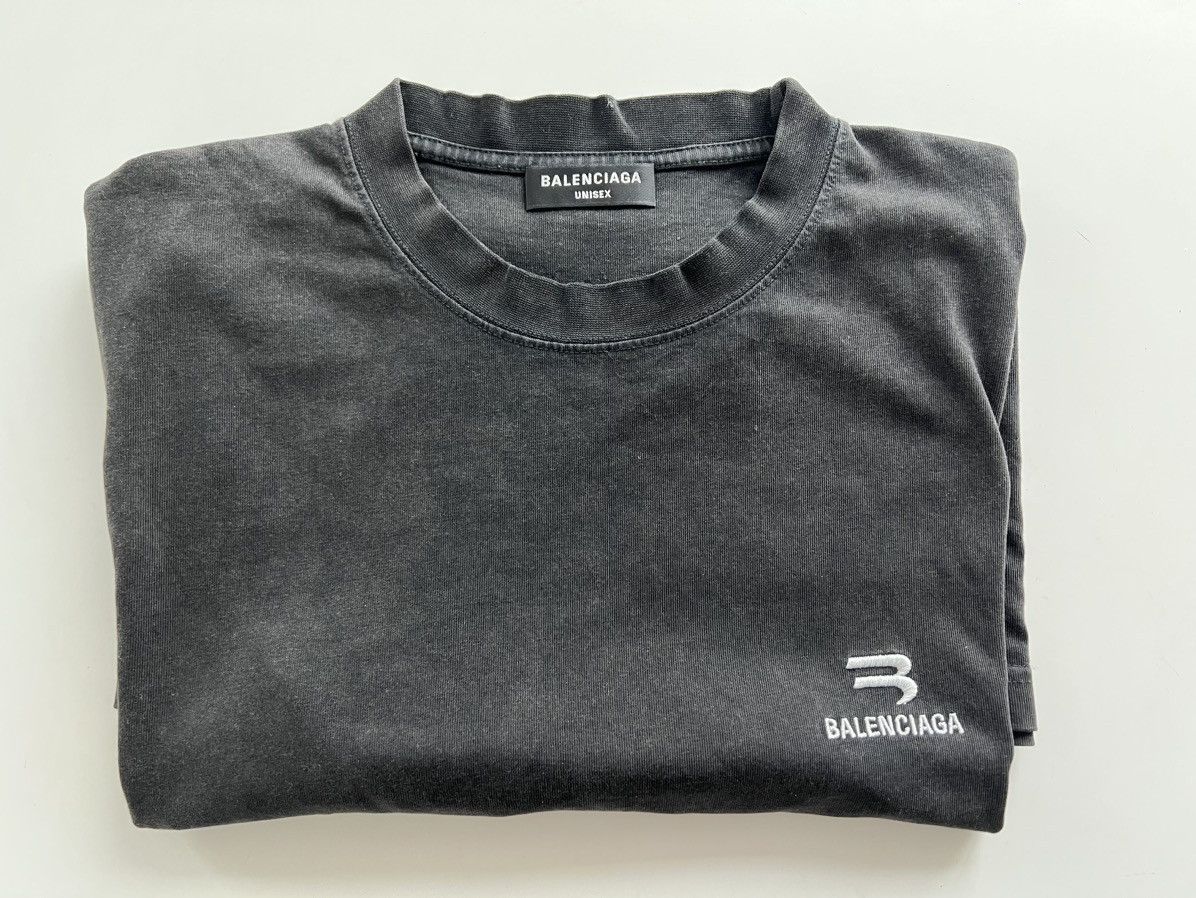 Balenciaga Sporty B Logo T-shirt Black