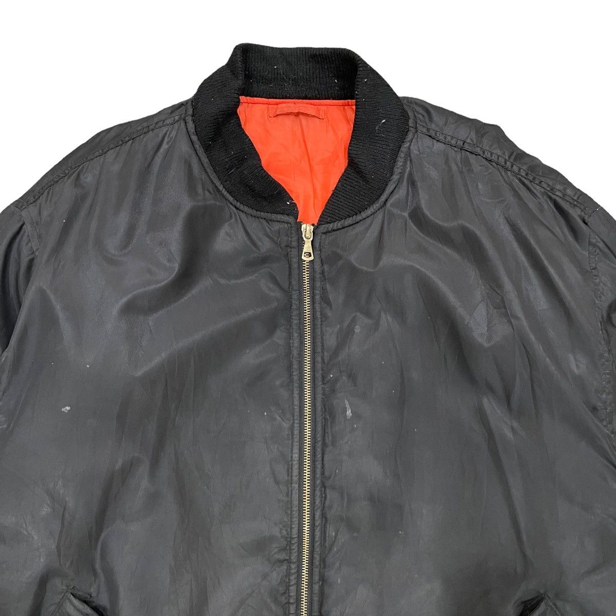 Japanese Brand × Vintage Vintage MA-1 Air Force Kanye West Outfit Bomber Jacket Size US XL / EU 56 / 4 - 3 Thumbnail
