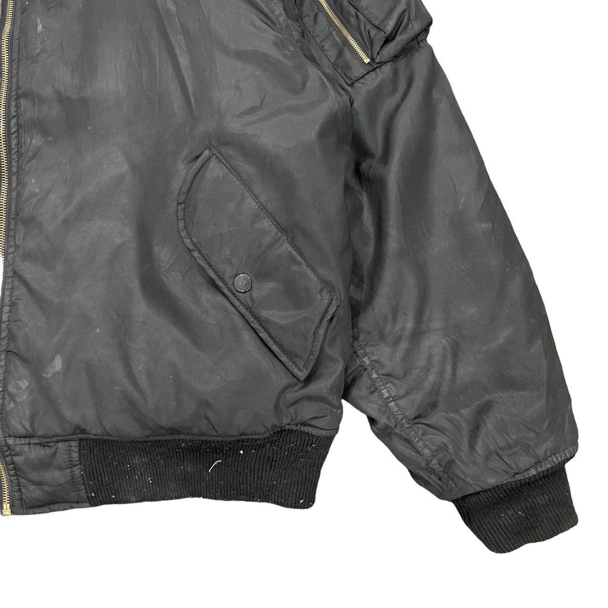 Japanese Brand × Vintage Vintage MA-1 Air Force Kanye West Outfit Bomber Jacket Size US XL / EU 56 / 4 - 5 Thumbnail