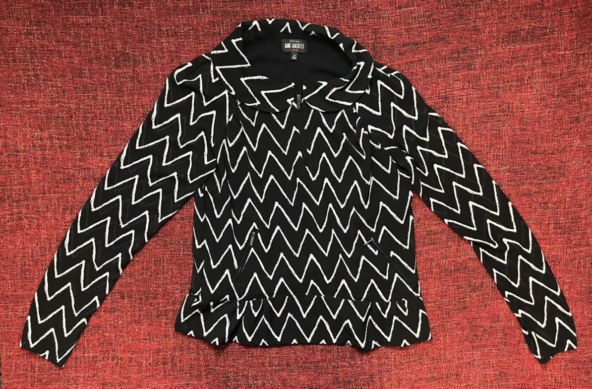 Impulse × Karl Lagerfeld × Vintage Karl Lagerfeld 2000s archive vintage blouse Size L / US 10 / IT 46 - 1 Thumbnail