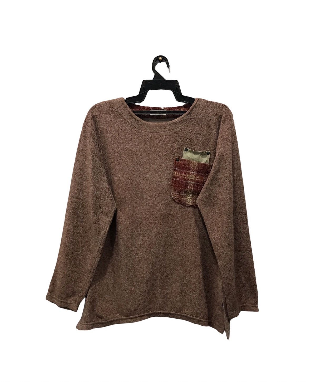 image of Vintage Grass Avenue Sweatshirt in Brown, Men's (Size Medium)