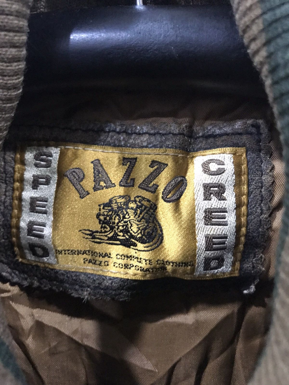 Vintage Vintage PAZZO DENIM STORE Spell Out Oversize Varsity Jacket Size US XL / EU 56 / 4 - 11 Thumbnail