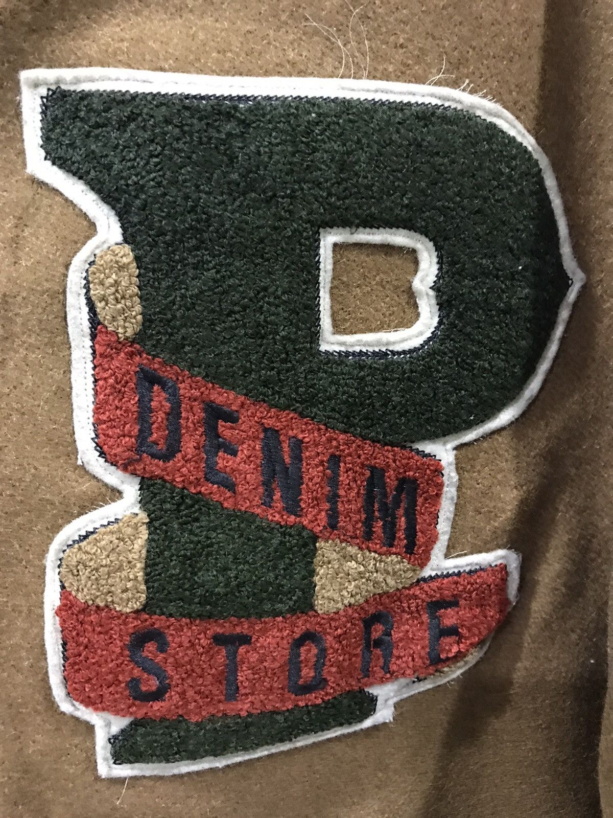 Vintage Vintage PAZZO DENIM STORE Spell Out Oversize Varsity Jacket Size US XL / EU 56 / 4 - 9 Thumbnail