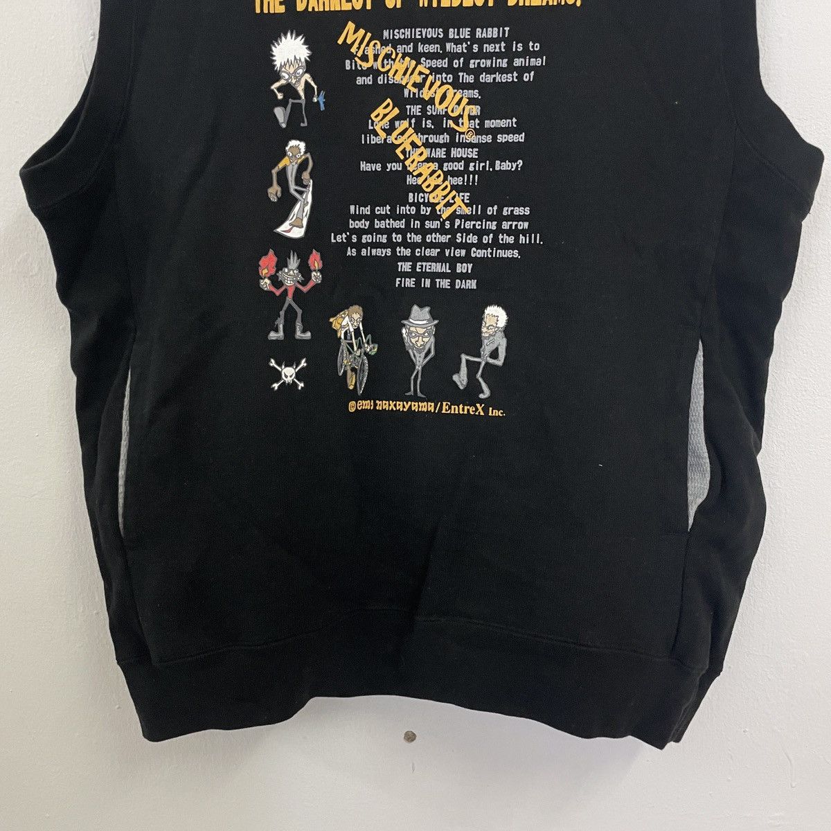 Anime Vtg Mischievous Emi Nakayama Hoodies Sleeveless Sweatshirt Size US L / EU 52-54 / 3 - 3 Thumbnail