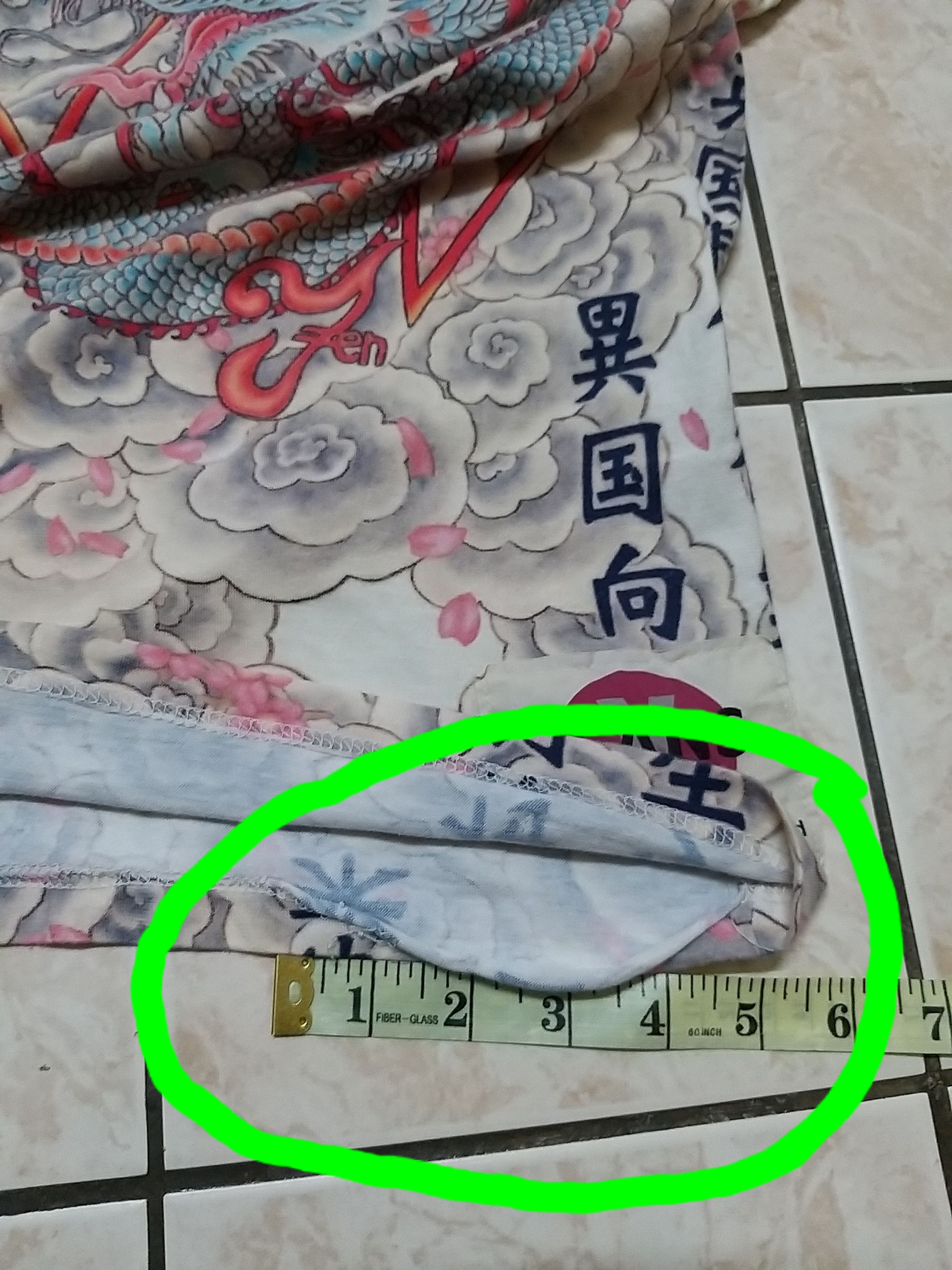 Japanese Brand SICK🔥YEN JEANS ALL OVER PRINT DRAGON AND FLOWER T SHIRT Size US M / EU 48-50 / 2 - 7 Thumbnail
