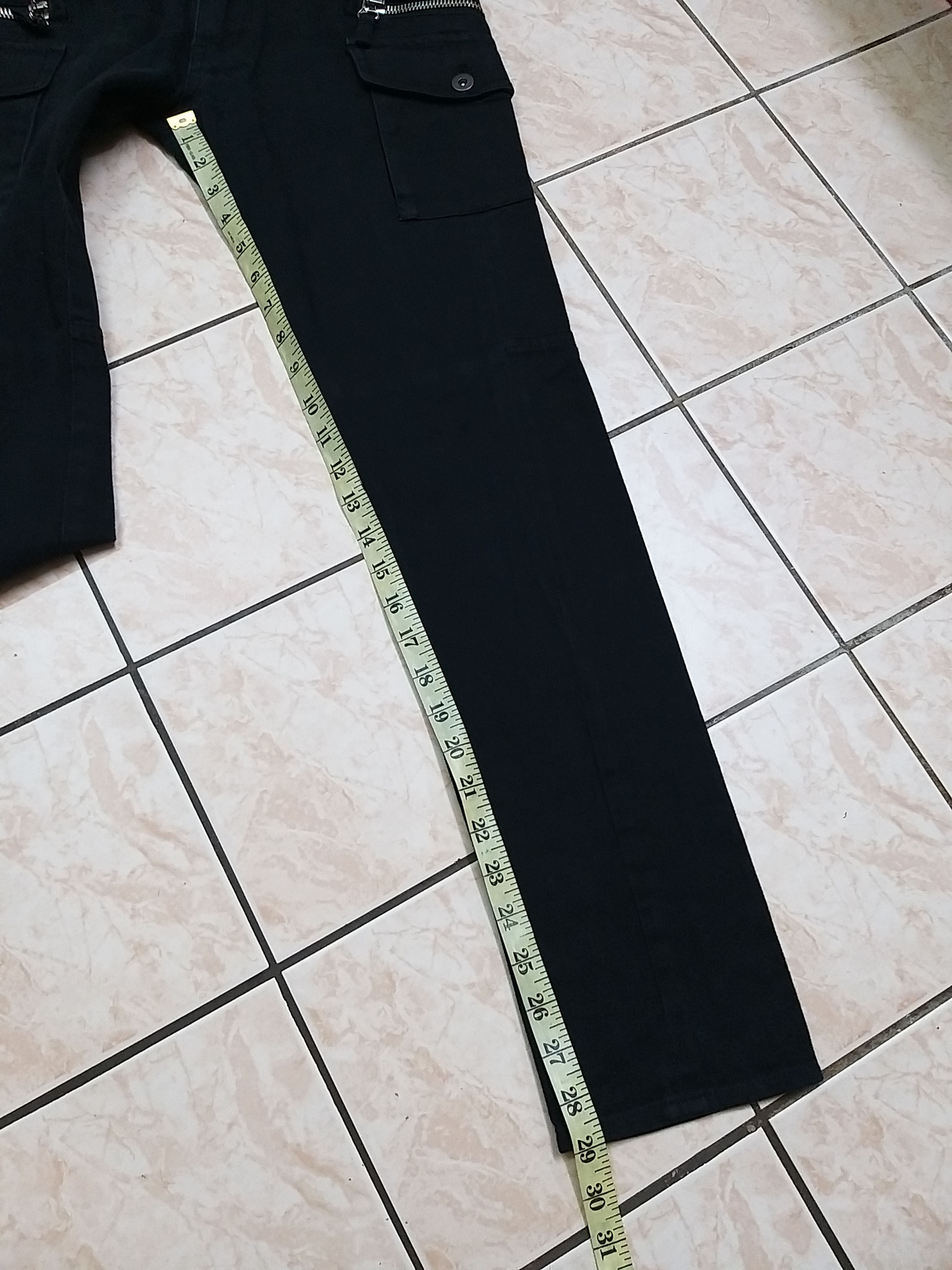 Japanese Brand SICK🔥NANO UNIVERSE "GROUND FLOOR"MULTIPOCKET SKINNY JEANS Size US 30 / EU 46 - 13 Thumbnail