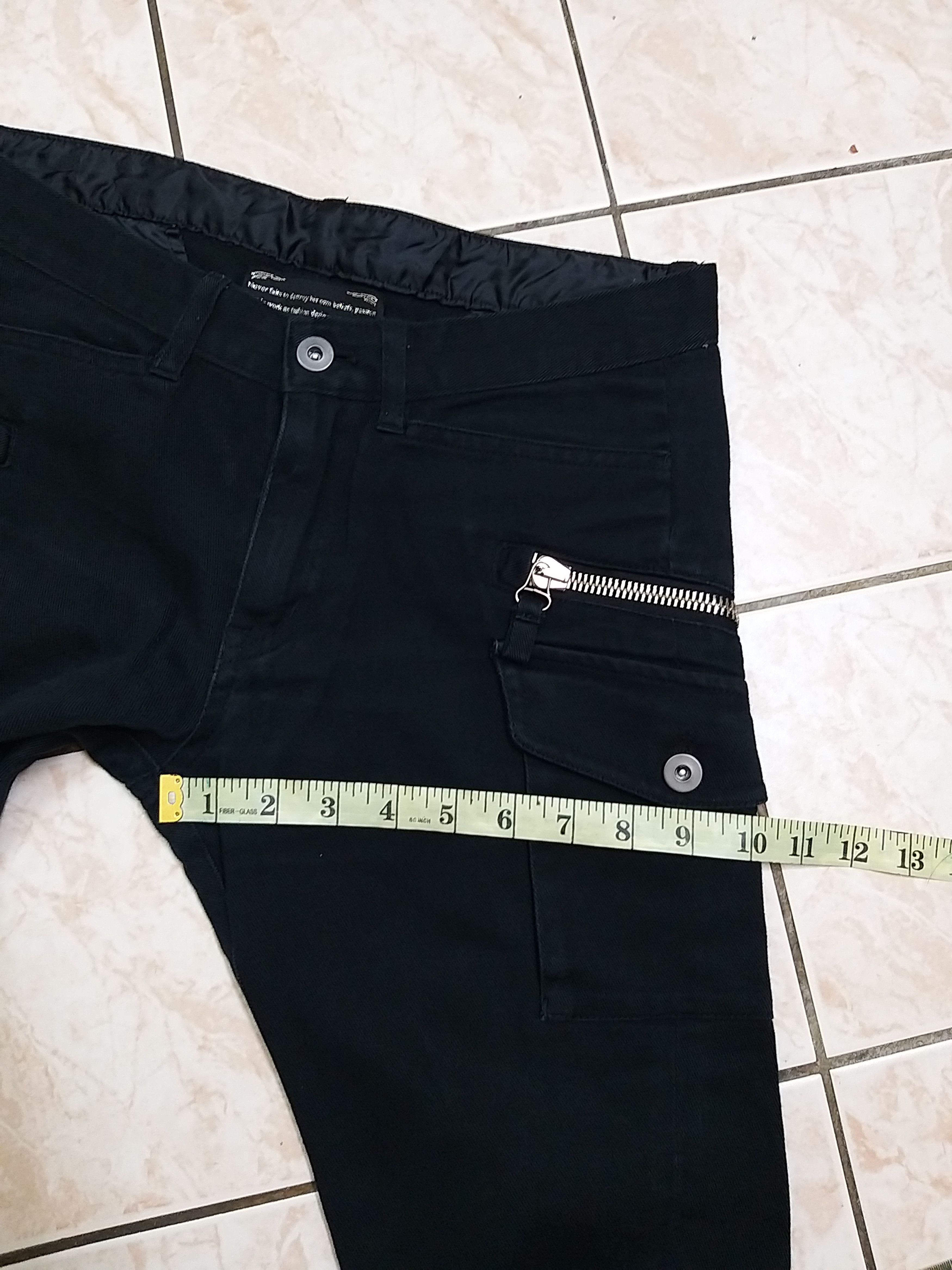 Japanese Brand SICK🔥NANO UNIVERSE "GROUND FLOOR"MULTIPOCKET SKINNY JEANS Size US 30 / EU 46 - 11 Thumbnail