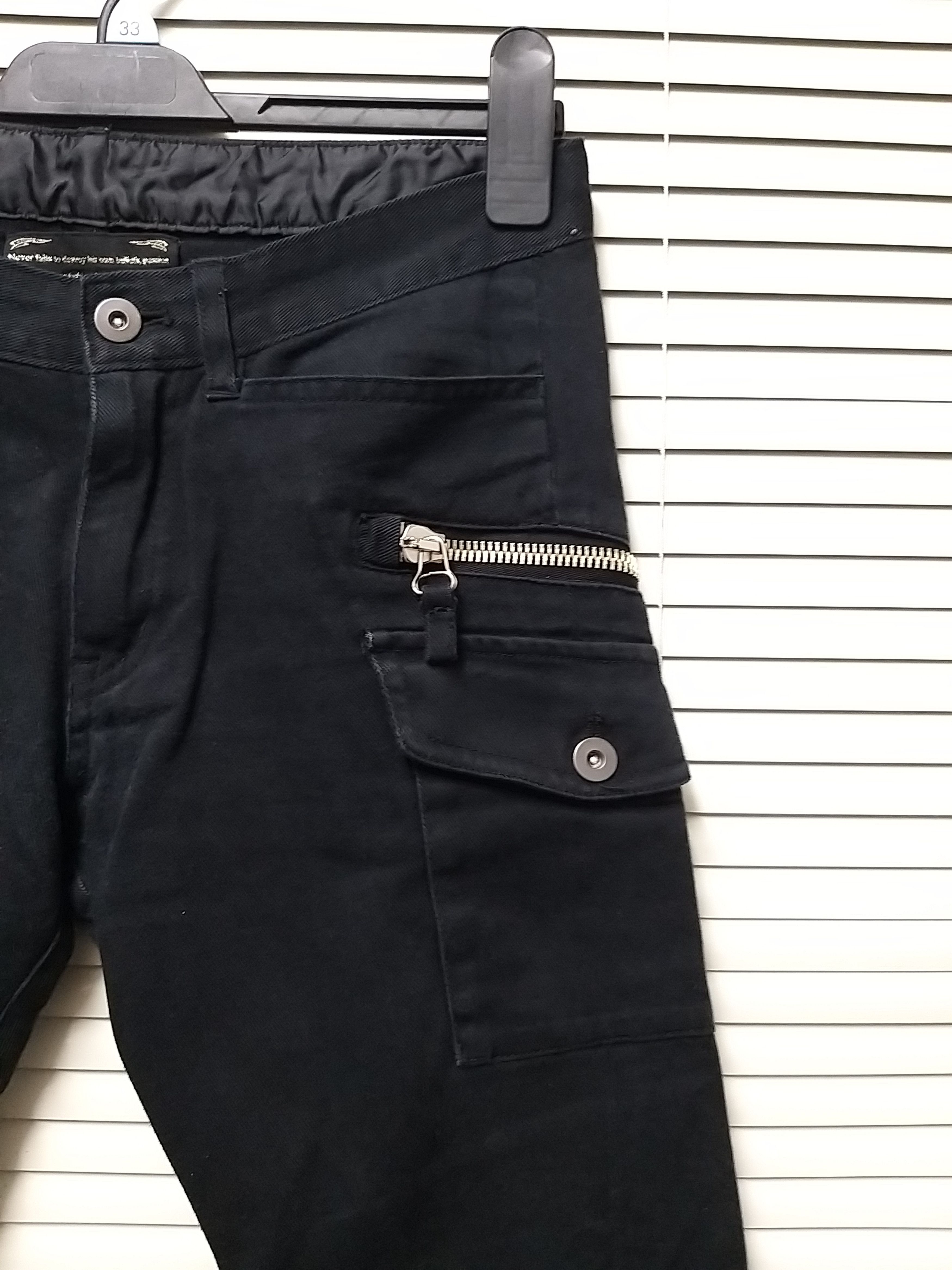 Japanese Brand SICK🔥NANO UNIVERSE "GROUND FLOOR"MULTIPOCKET SKINNY JEANS Size US 30 / EU 46 - 6 Thumbnail