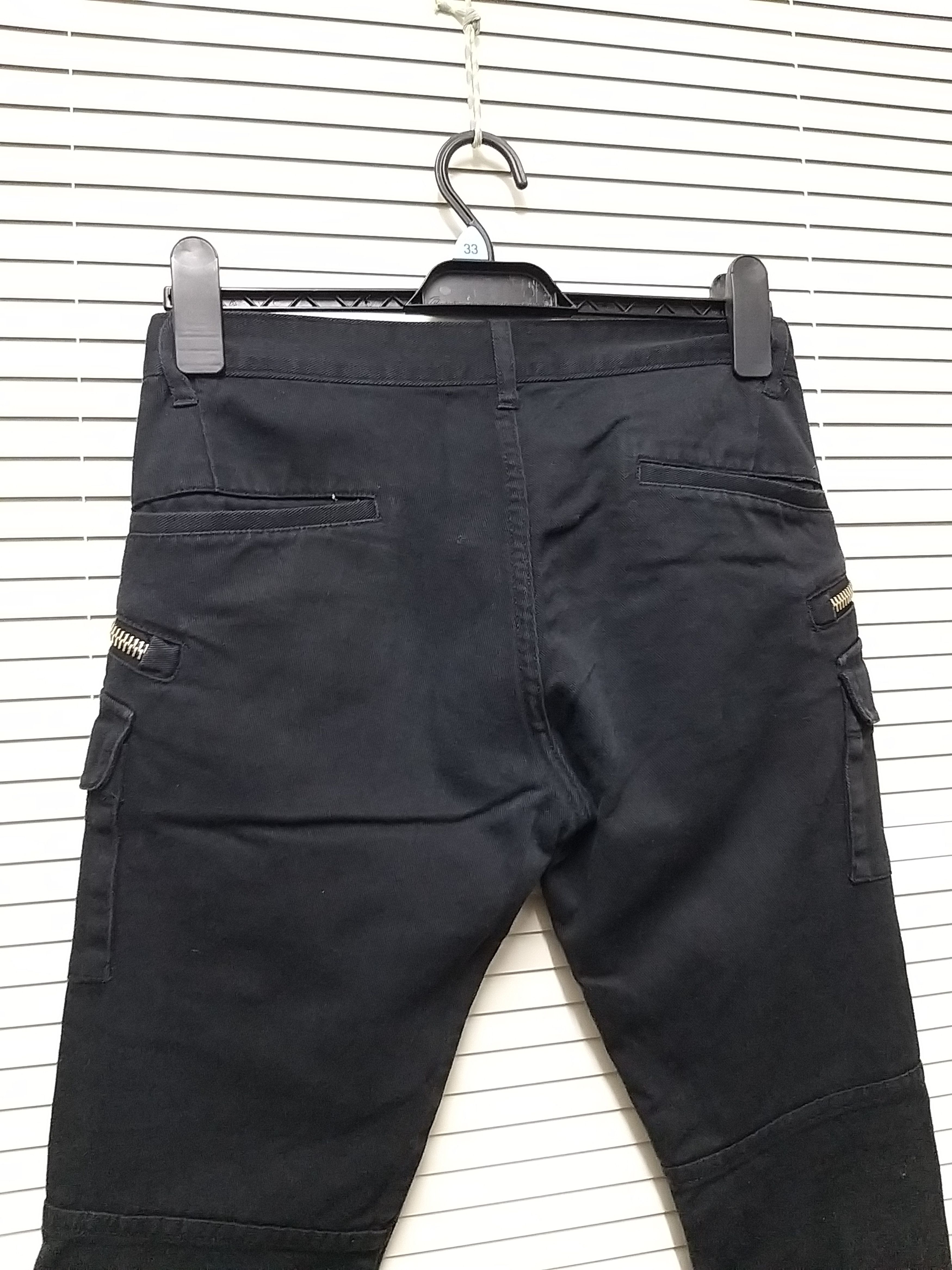 Japanese Brand SICK🔥NANO UNIVERSE "GROUND FLOOR"MULTIPOCKET SKINNY JEANS Size US 30 / EU 46 - 4 Thumbnail