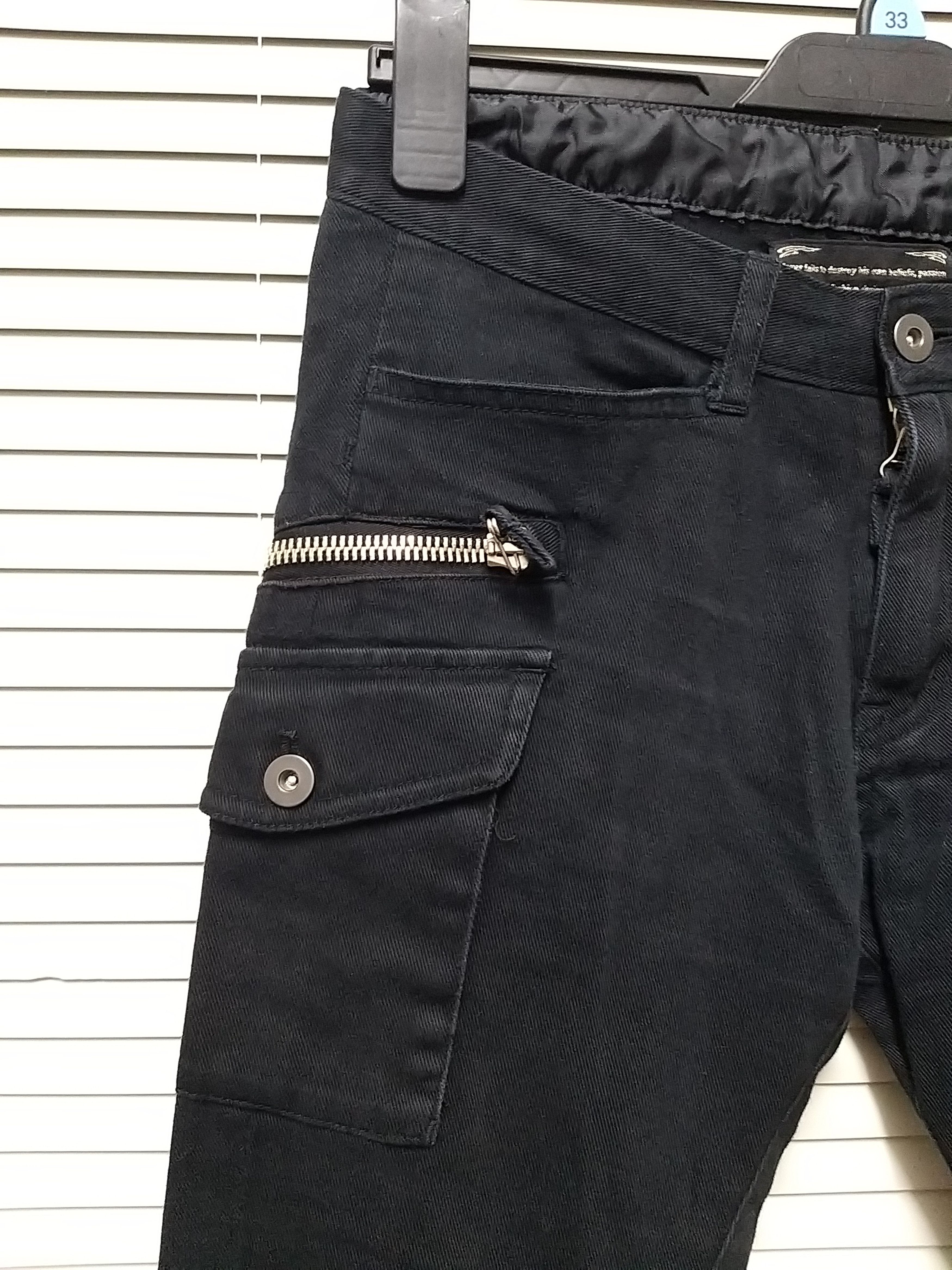 Japanese Brand SICK🔥NANO UNIVERSE "GROUND FLOOR"MULTIPOCKET SKINNY JEANS Size US 30 / EU 46 - 5 Thumbnail