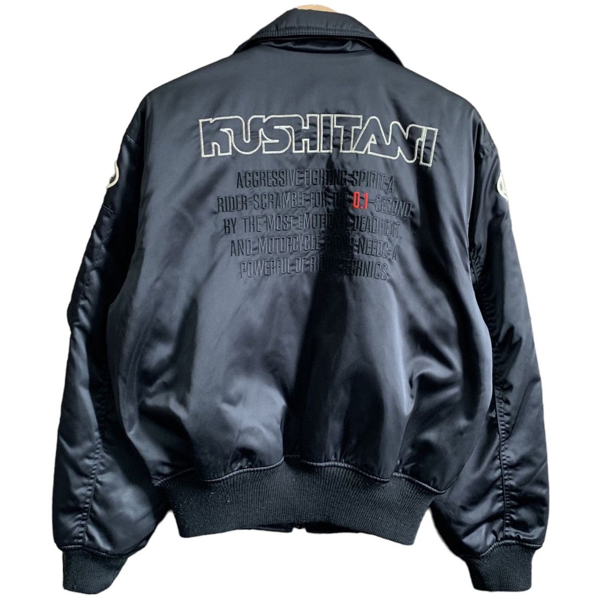 image of Racing x Sports Specialties Vintage Kushitani Motorcycle Bomber Jacket, Men's (Size Medium)