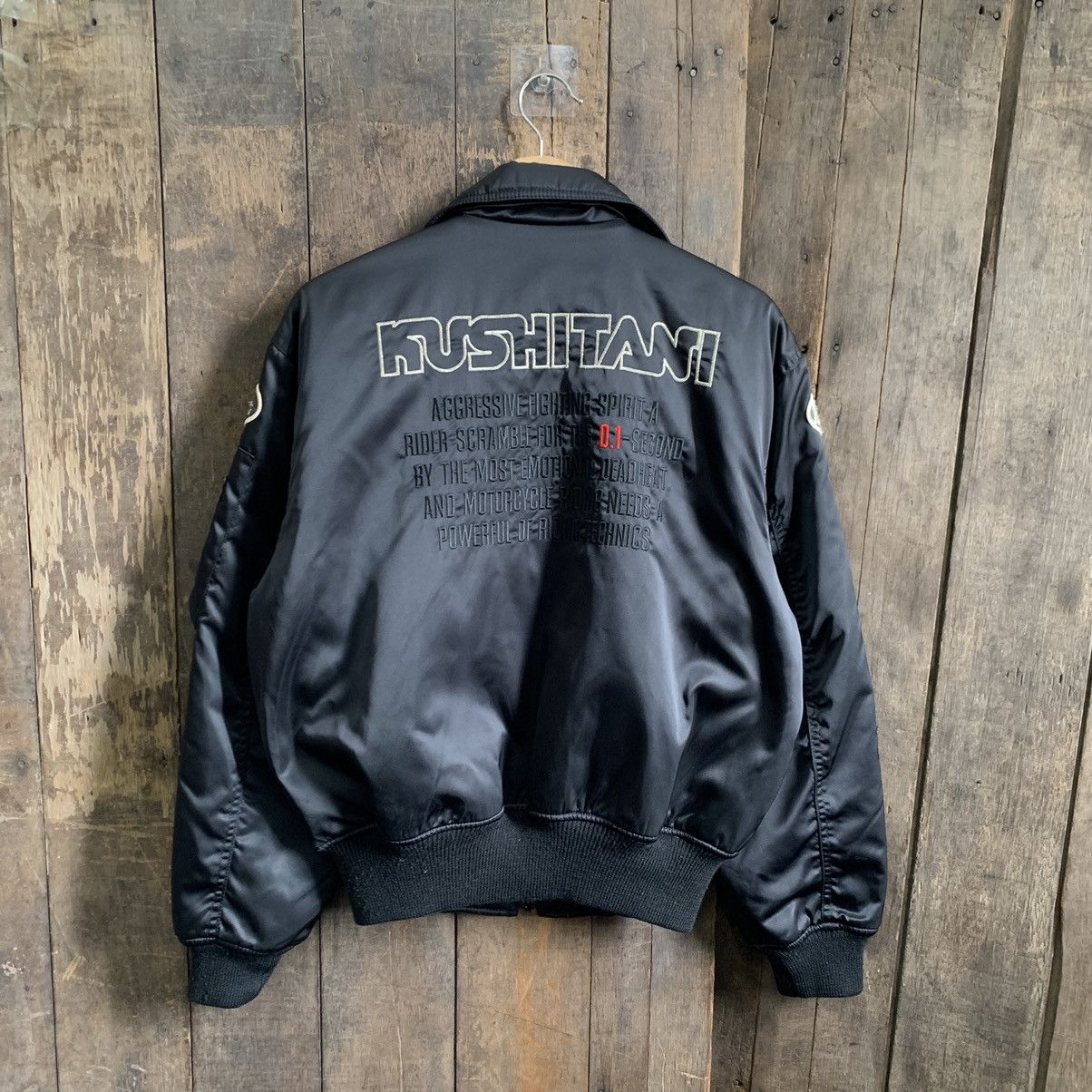 Sports Specialties Vintage Kushitani Motorcycle Bomber Jacket Size US M / EU 48-50 / 2 - 15 Thumbnail