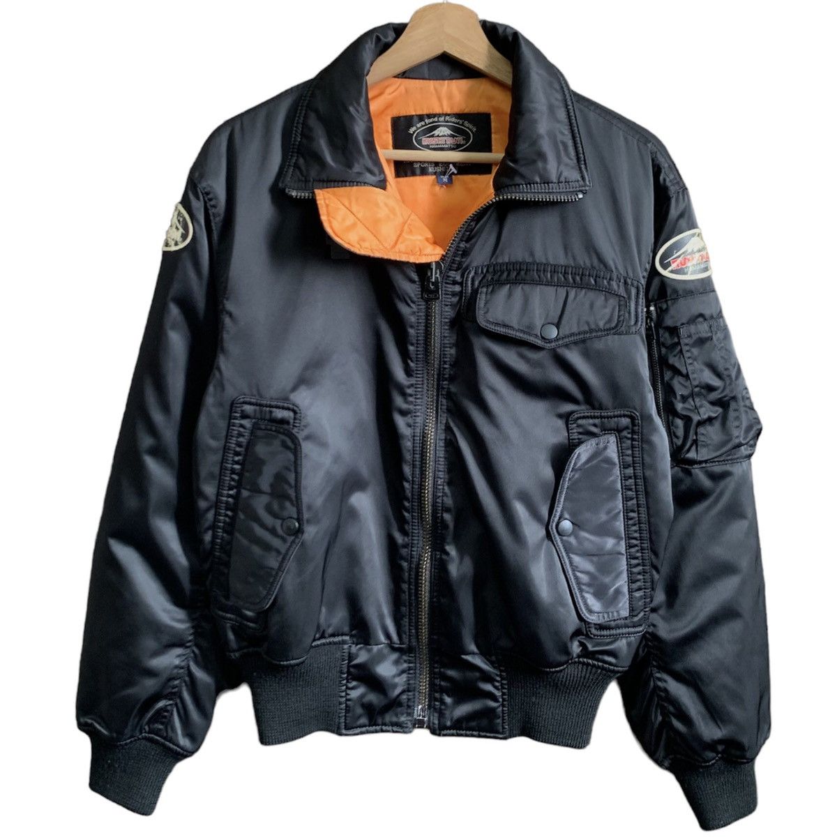 Sports Specialties Vintage Kushitani Motorcycle Bomber Jacket Size US M / EU 48-50 / 2 - 2 Thumbnail
