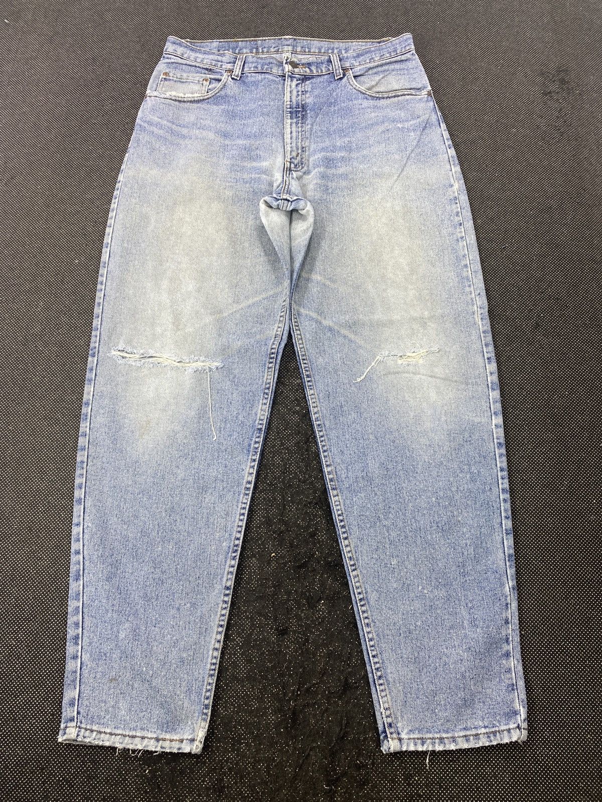 Levi's 90s VINTAGE LEVI'S 560 DISTRESSED SINGLE ‘R’ JEANS-J522 Size US 36 / EU 52 - 2 Thumbnail