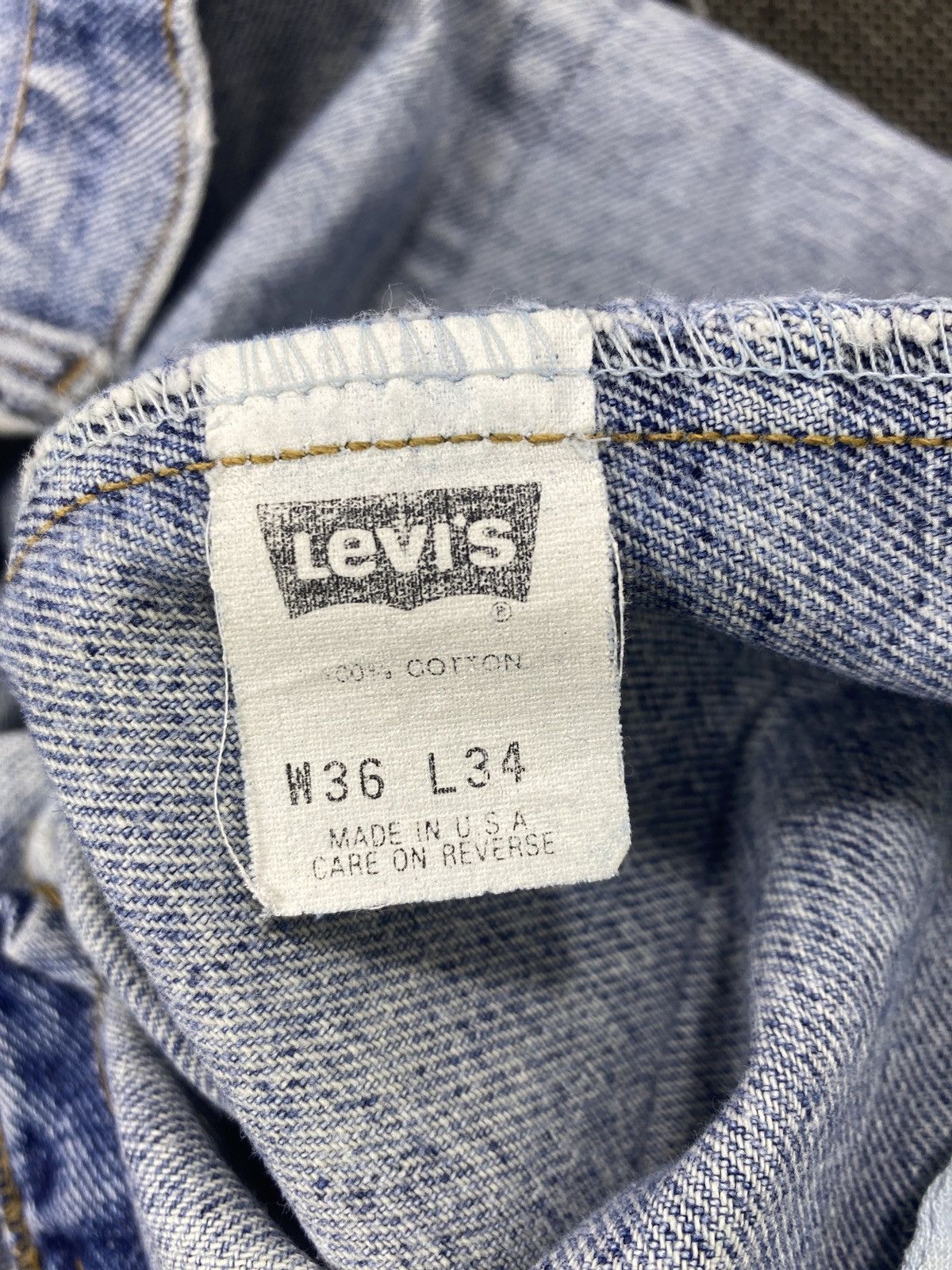 Levi's 90s VINTAGE LEVI'S 560 DISTRESSED SINGLE ‘R’ JEANS-J522 Size US 36 / EU 52 - 7 Thumbnail
