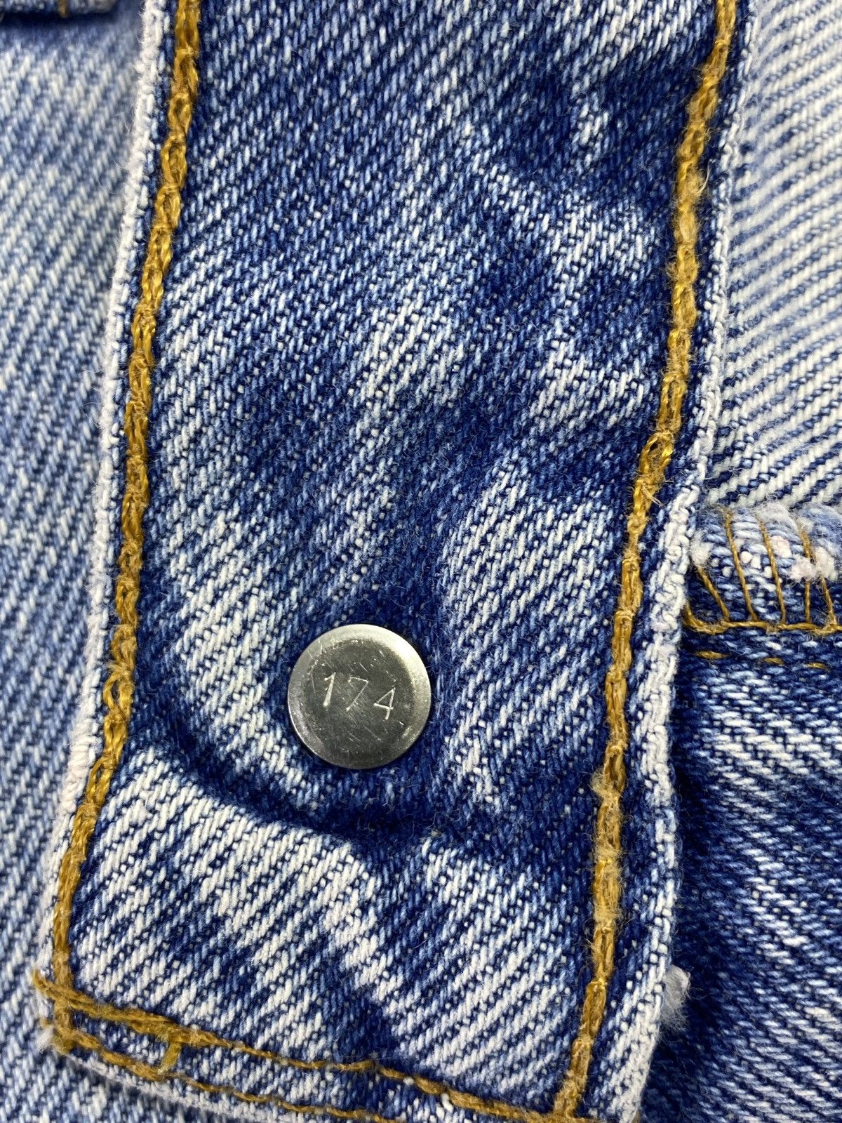 Jean VINTAGE LEVIS 540 BLUE WASH JEANS - J498 Size US 42 / EU 58 - 6 Thumbnail