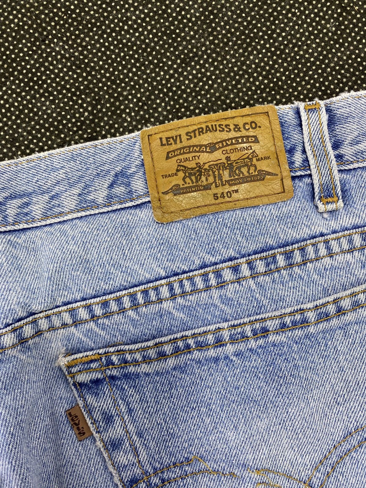 Jean VINTAGE LEVIS 540 BLUE WASH JEANS - J498 Size US 42 / EU 58 - 11 Thumbnail
