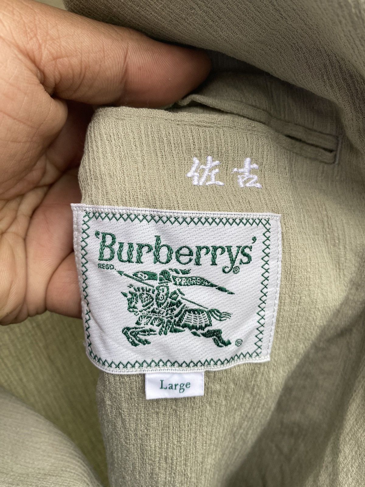 Burberry × Vintage Vintage Burberrys Coats Jacket Size US L / EU 52-54 / 3 - 3 Thumbnail