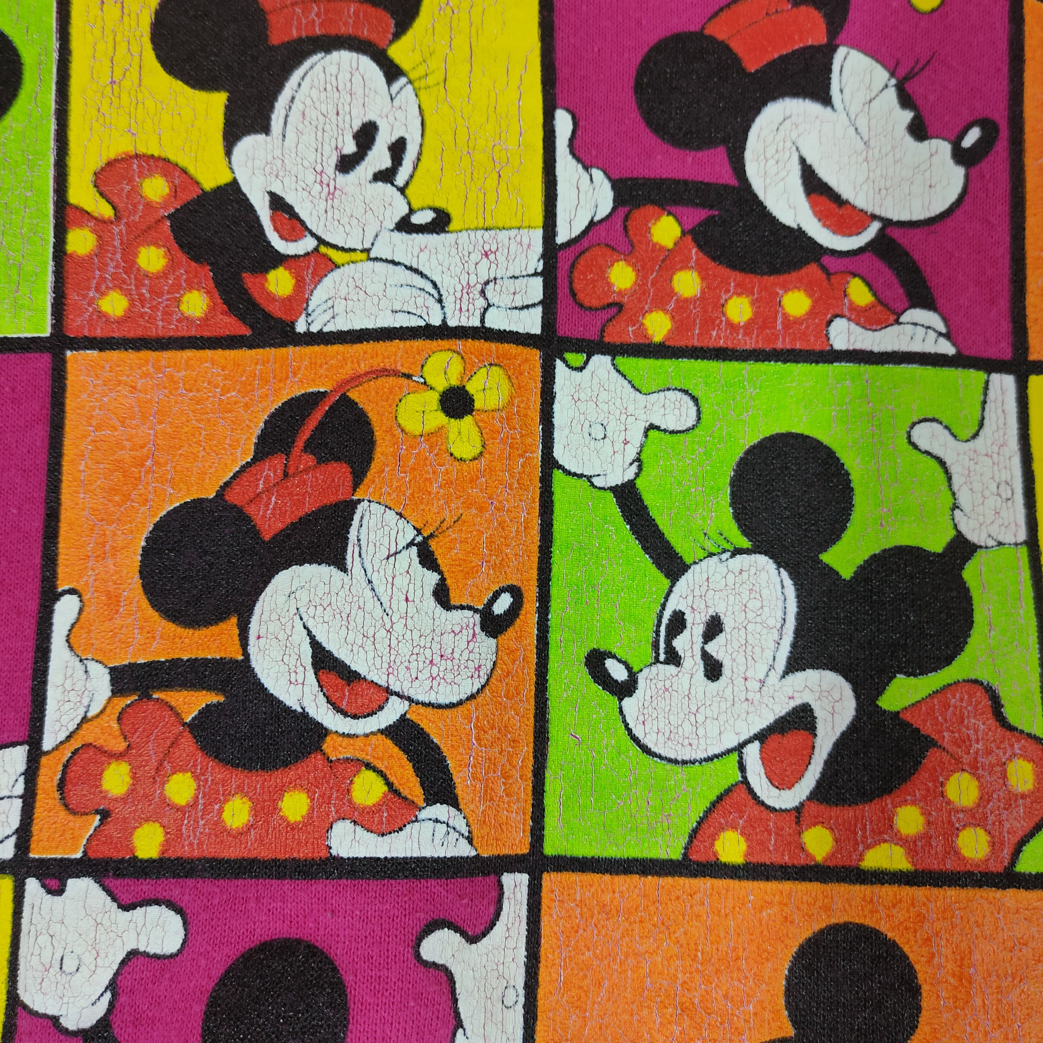 Disney Vintage 90s MICKEY MOUSE MINNIE Sweatshirt Pullover Size US XXL / EU 58 / 5 - 4 Thumbnail
