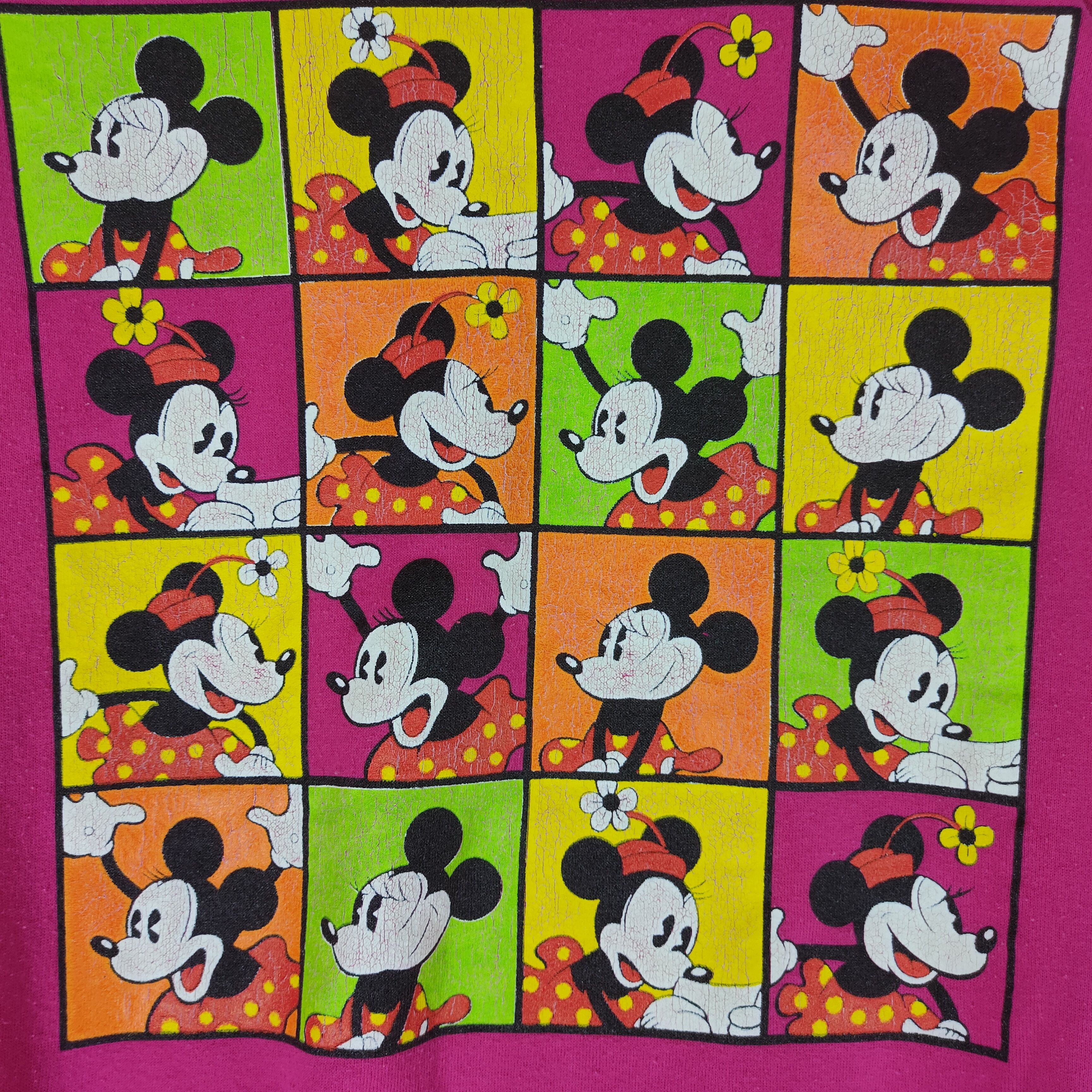 Disney Vintage 90s MICKEY MOUSE MINNIE Sweatshirt Pullover Size US XXL / EU 58 / 5 - 6 Thumbnail
