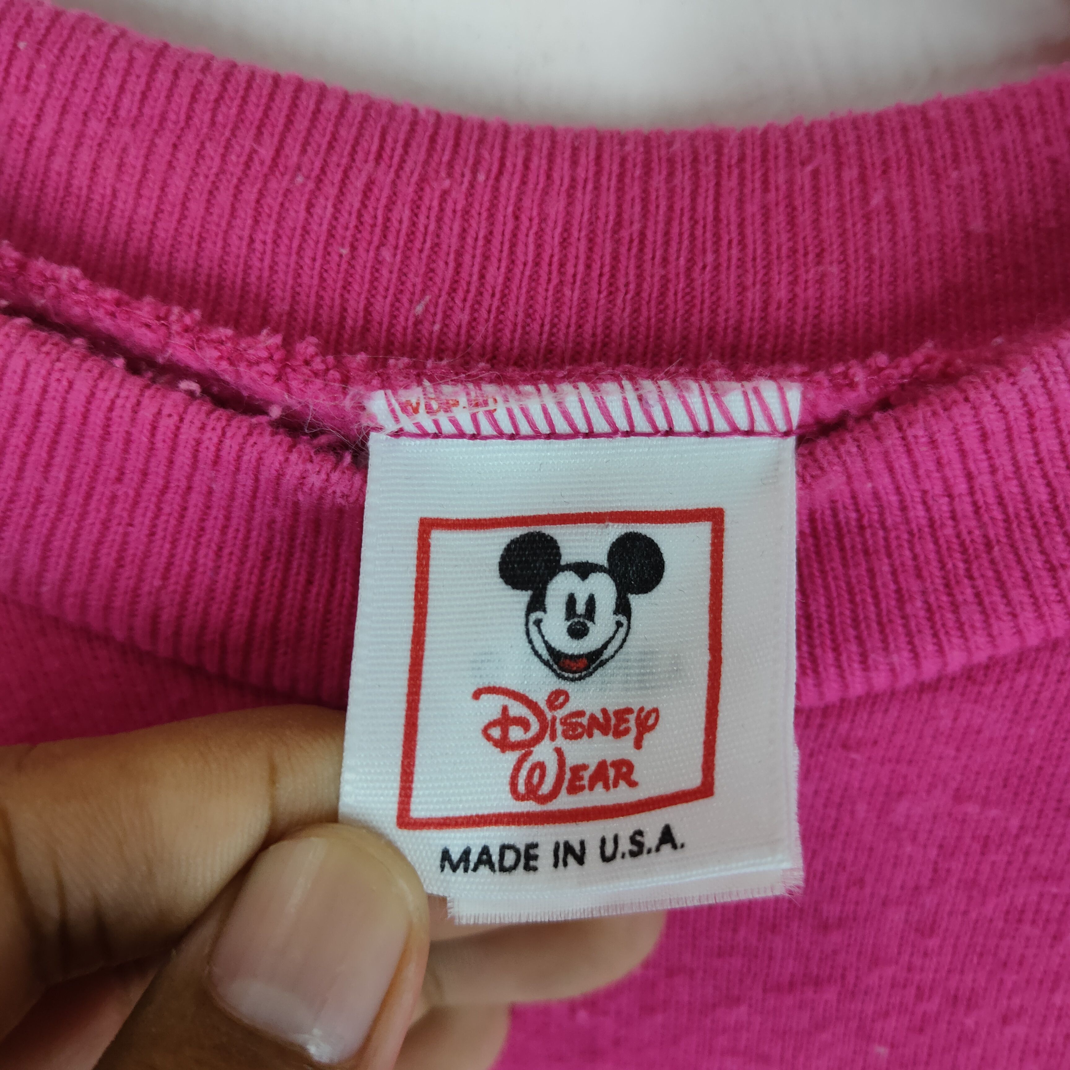 Disney Vintage 90s MICKEY MOUSE MINNIE Sweatshirt Pullover Size US XXL / EU 58 / 5 - 3 Thumbnail
