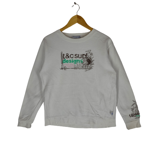 Sports Specialties T&C SURF HAWAII Surfing Big Printed Pullover Sweatshirt Size US S / EU 44-46 / 1 - 1 Thumbnail
