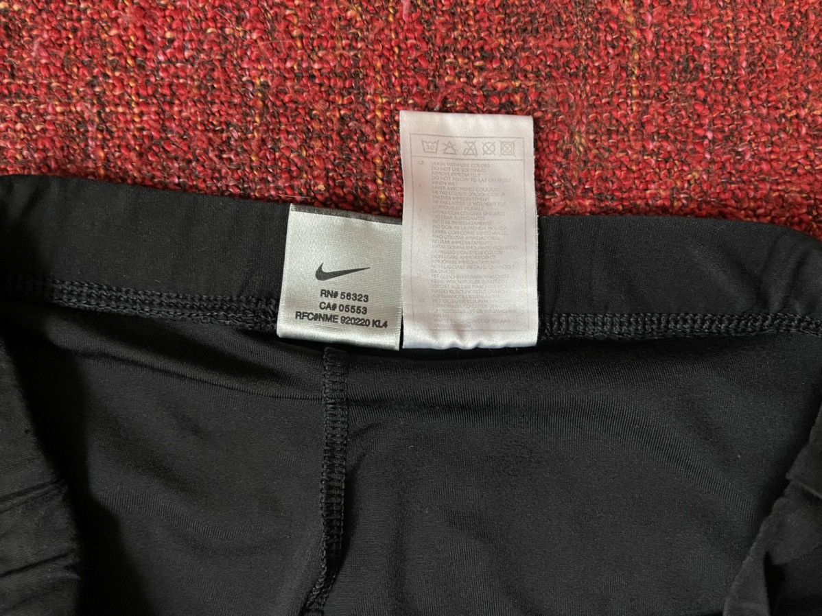 Nike × Vintage Nike y2k black leggings made in Singapore Size 34" / US 12 / IT 48 - 4 Thumbnail