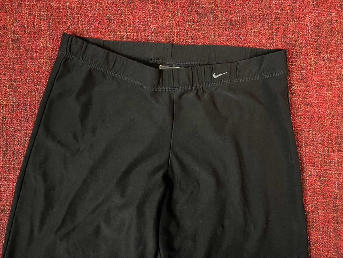 Nike × Vintage Nike y2k black leggings made in Singapore Size 34" / US 12 / IT 48 - 2 Thumbnail