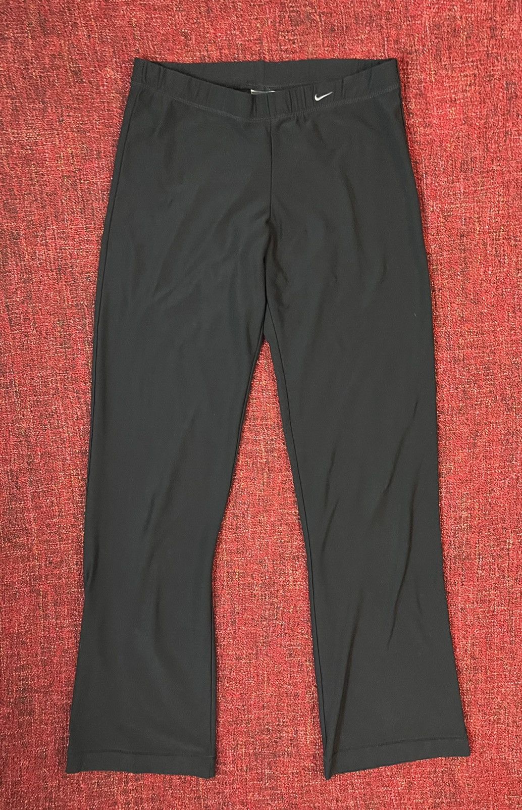Nike × Vintage Nike y2k black leggings made in Singapore Size 34" / US 12 / IT 48 - 1 Thumbnail