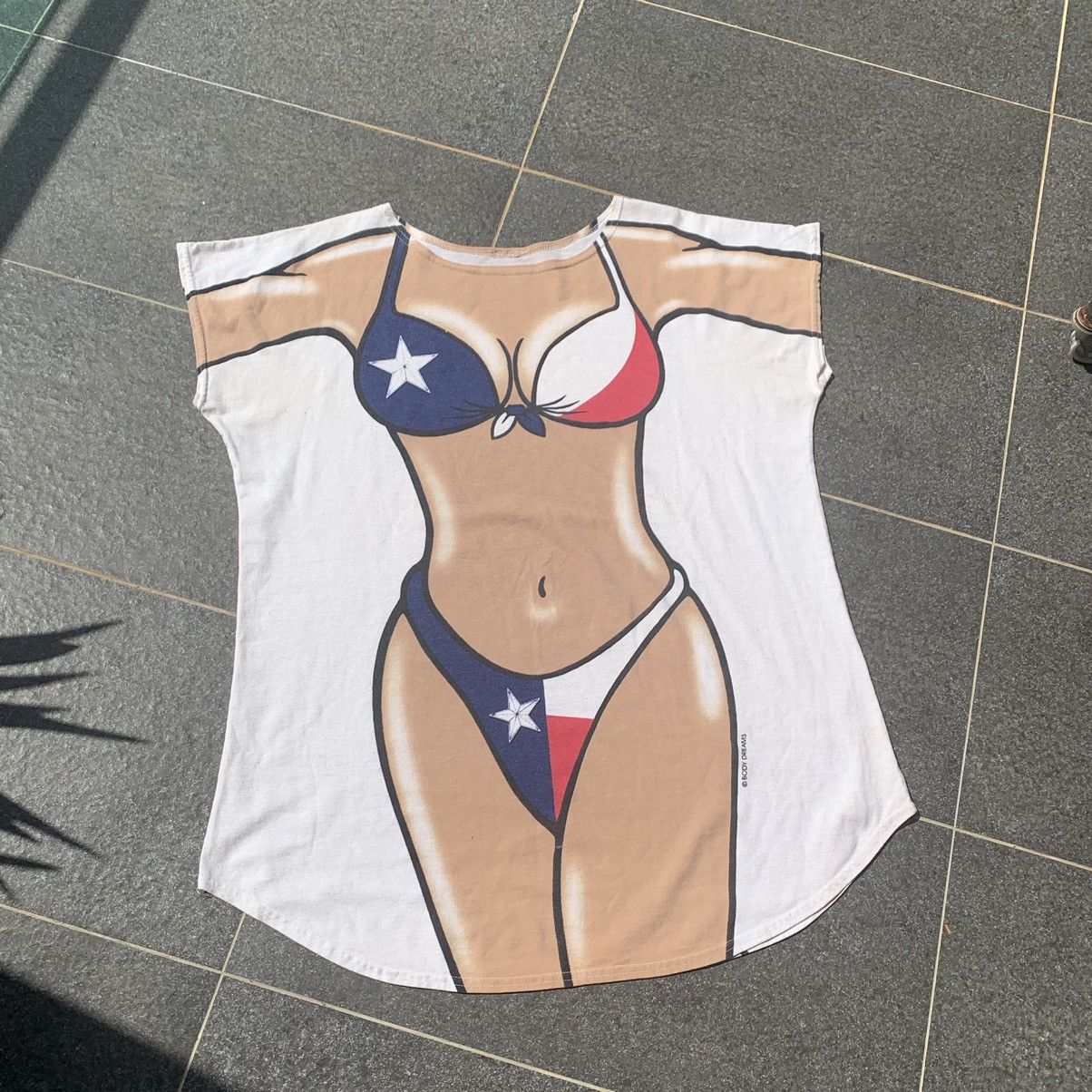 Vintage Sexy Bikini Chile Flag Body Girl Fullprint Sleeveless Size US L / EU 52-54 / 3 - 1 Thumbnail