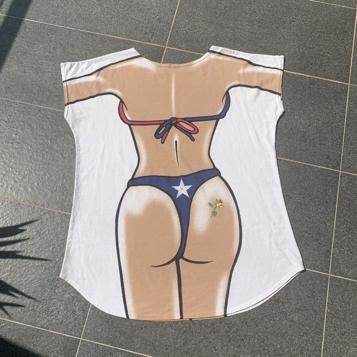 Vintage Sexy Bikini Chile Flag Body Girl Fullprint Sleeveless Size US L / EU 52-54 / 3 - 2 Thumbnail