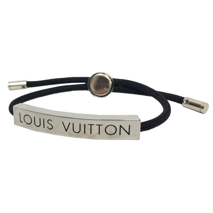 Louis Vuitton, Jewelry, Louis Vuitton Hockenheim Bracelet Monogram  Eclipse Canvas Bracelet M6295e